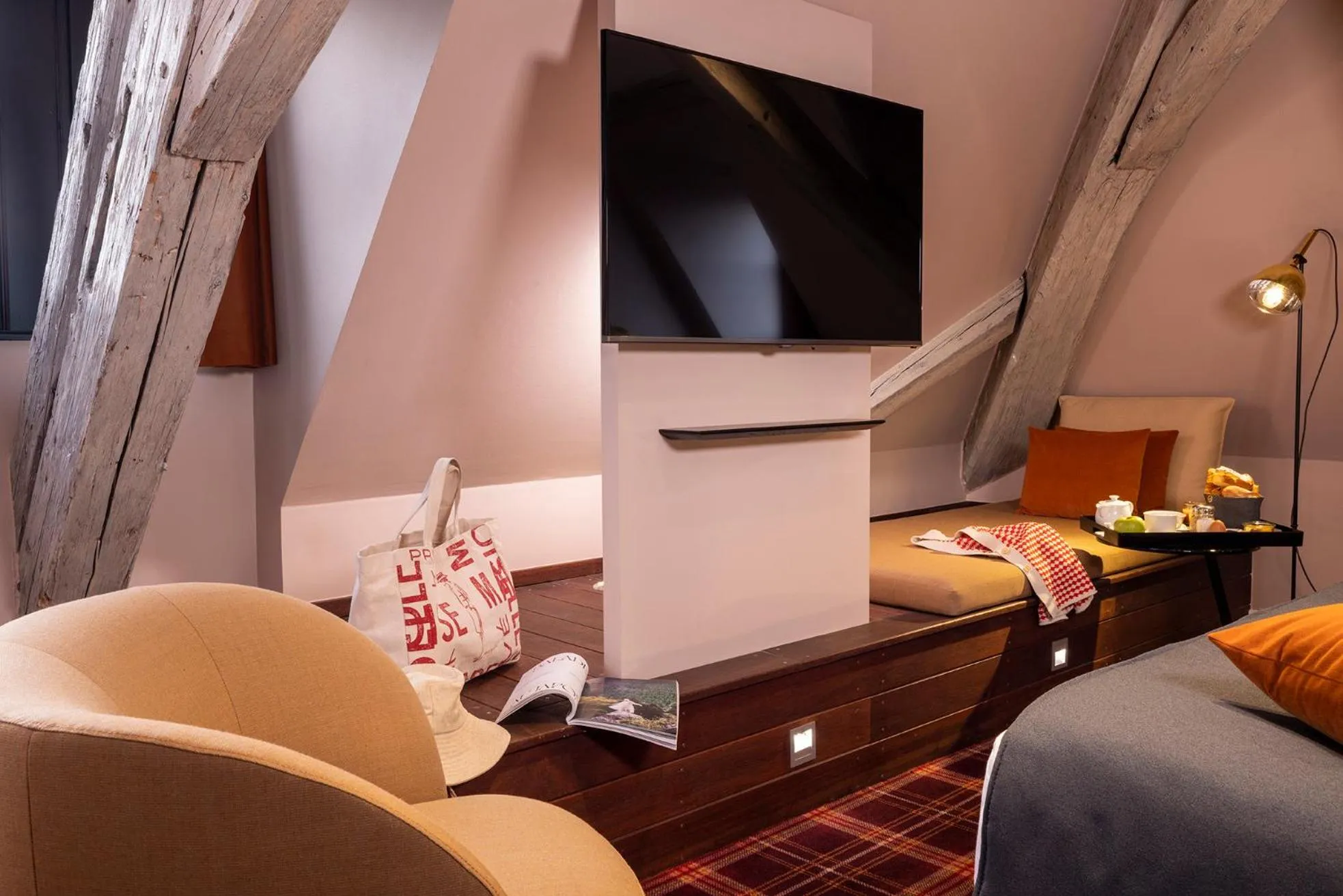 Bedroom, Bed in Hotel Le Colombier