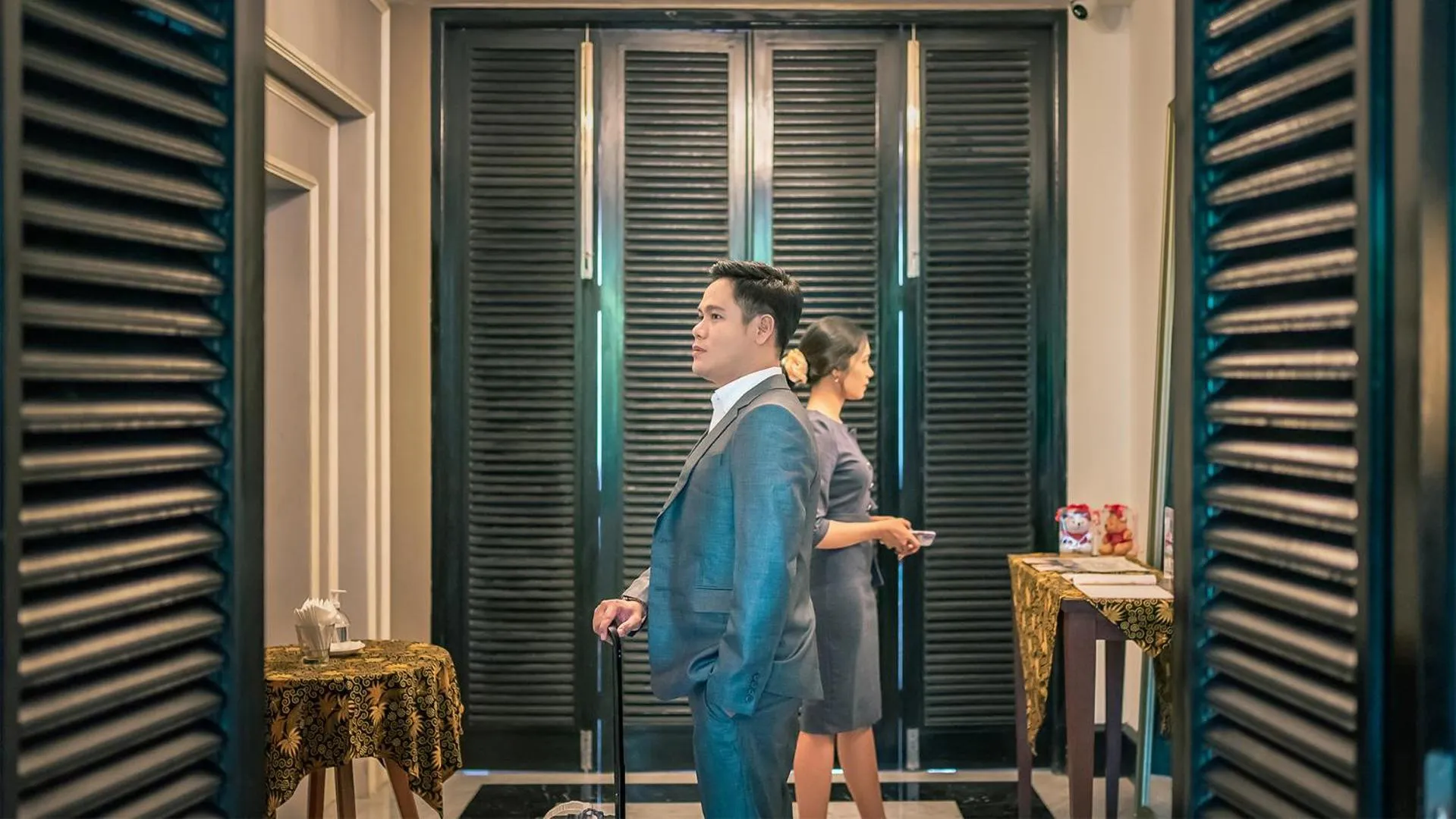 Lobby or reception in Hotel Des Indes Menteng