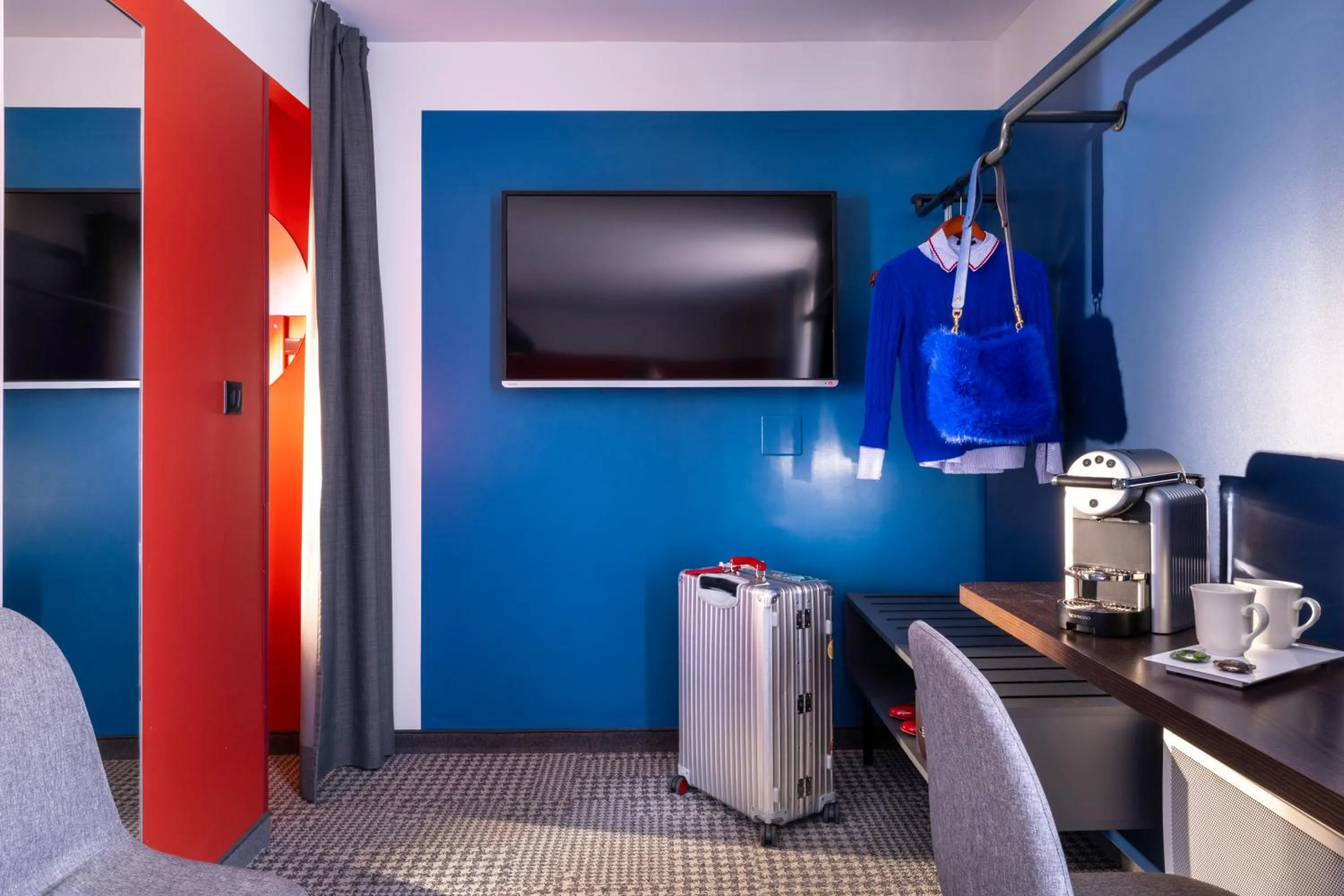 Bedroom in Hotel Le Bugatti