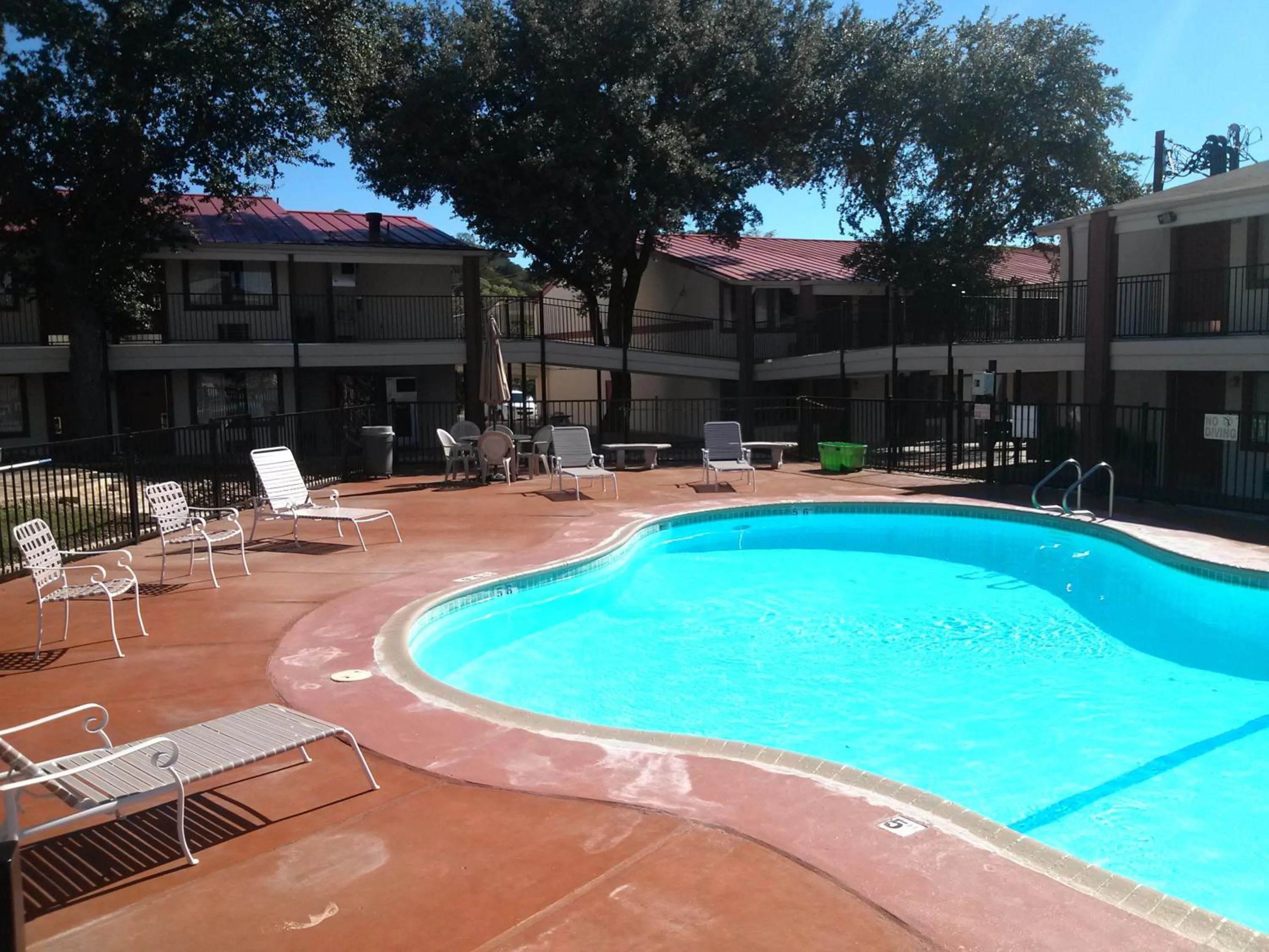 Swimming pool in Super 8 by Wyndham Kerrville TX