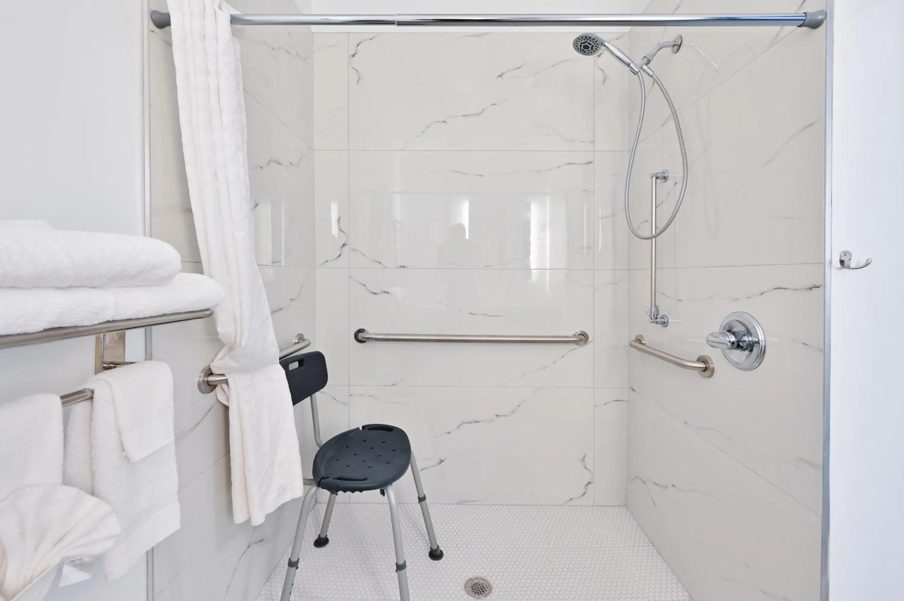 Toilet in Country Inn & Suites by Radisson, Bloomington-Normal Airport, IL