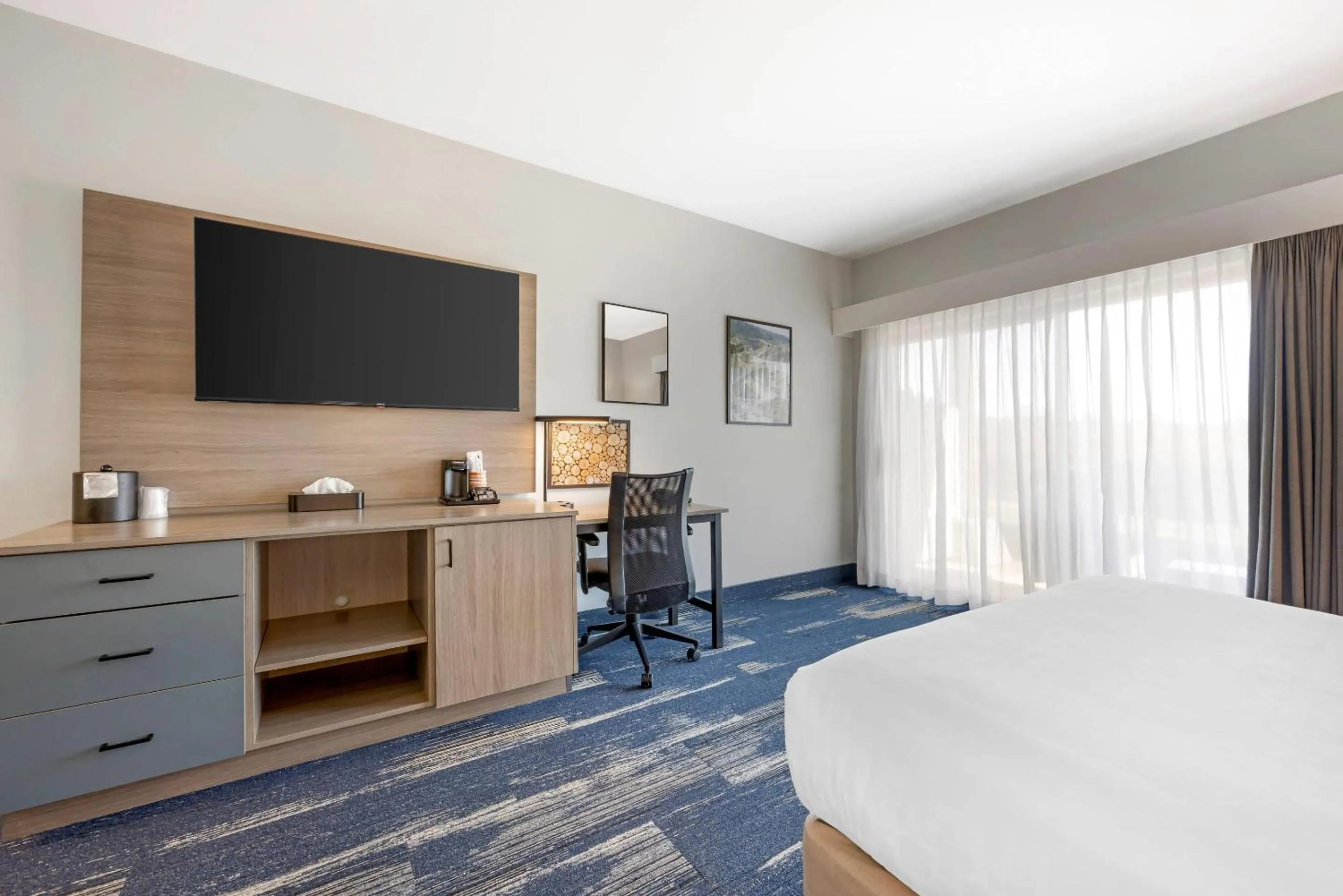 Bedroom, Bed in Edgewater Inn and Suites, an Ascend Collection Hotel