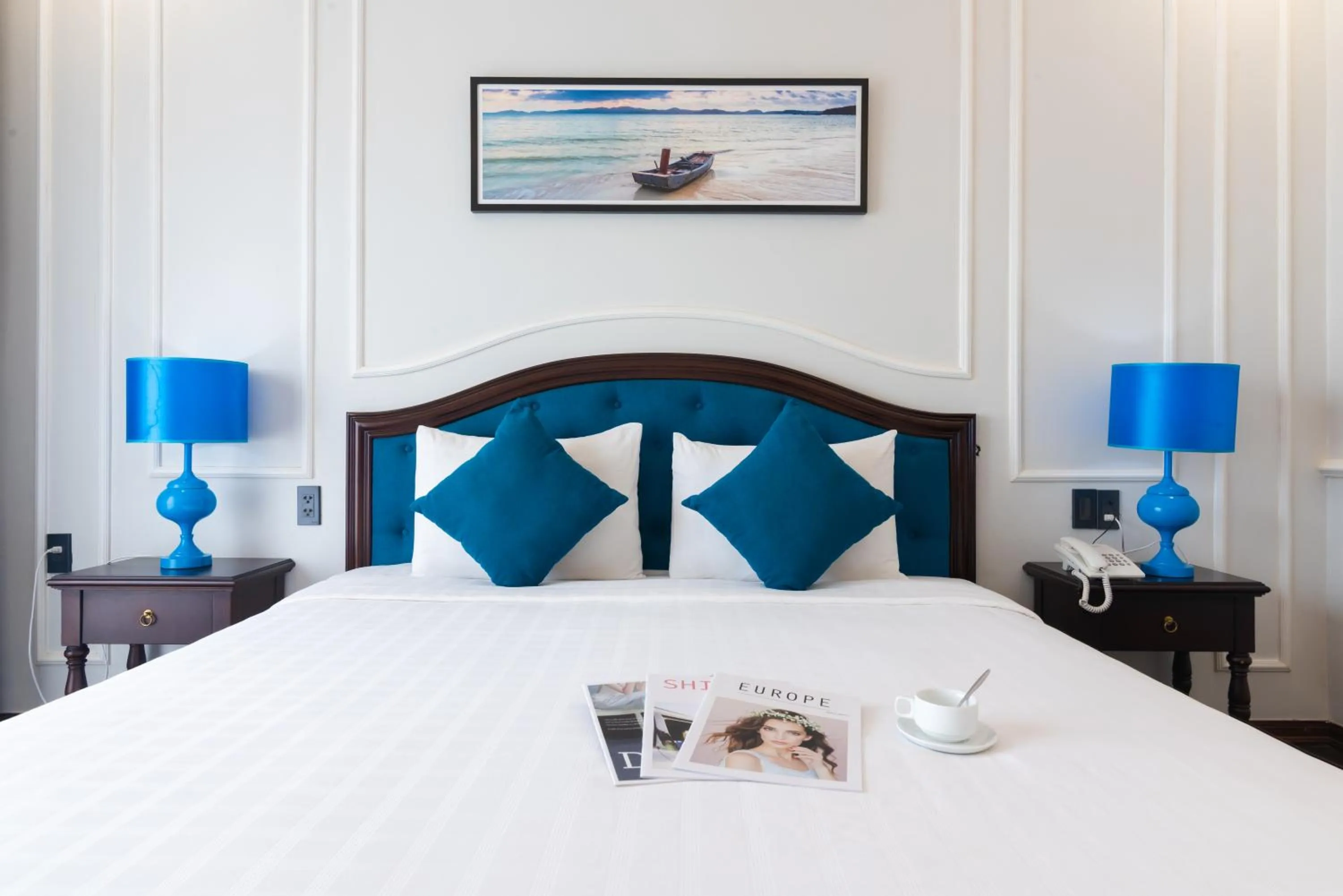 Bedroom, Bed in Minh Chau Pearl Hotel & Spa - Quan Lan Island