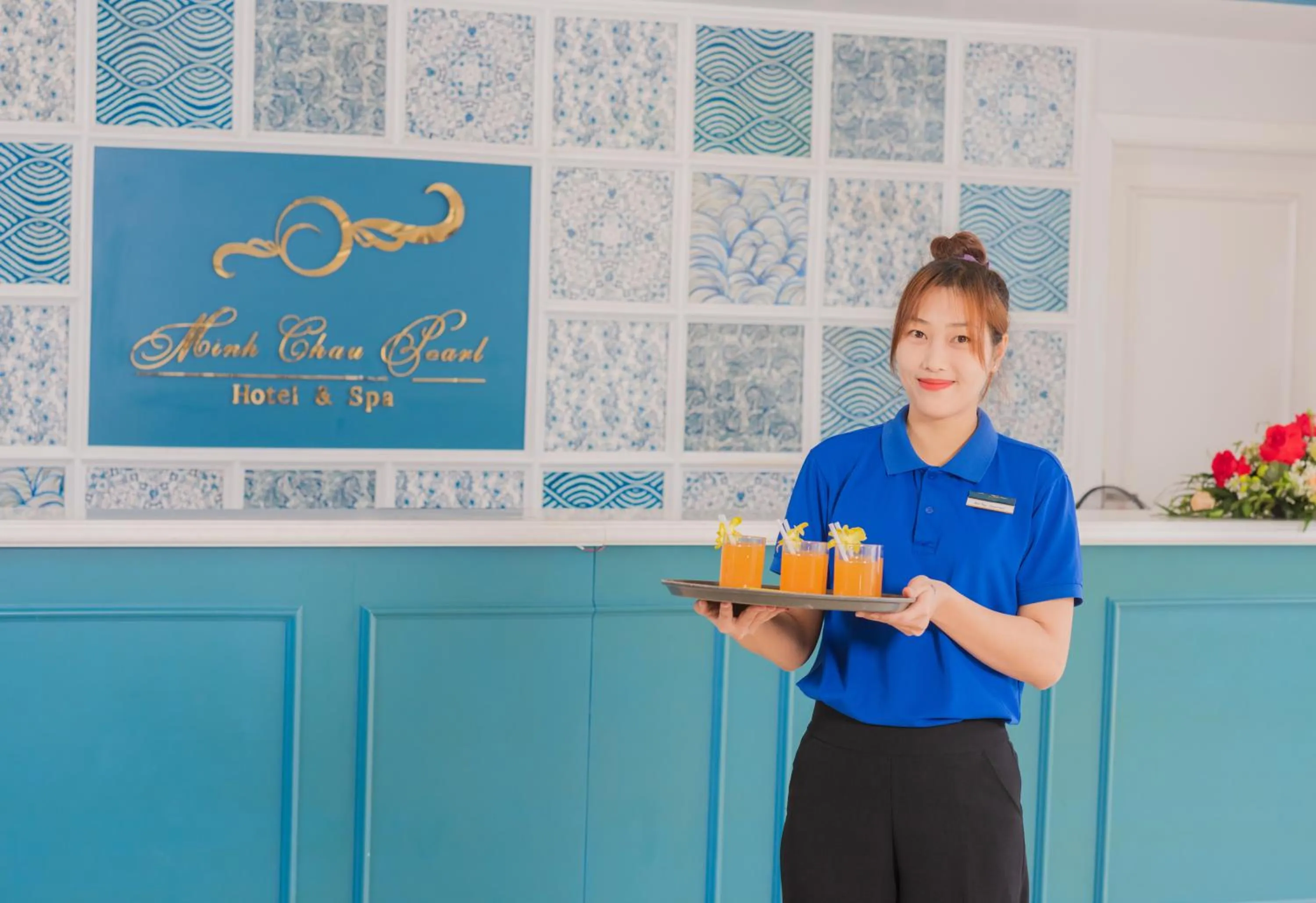 Staff in Minh Chau Pearl Hotel & Spa - Quan Lan Island