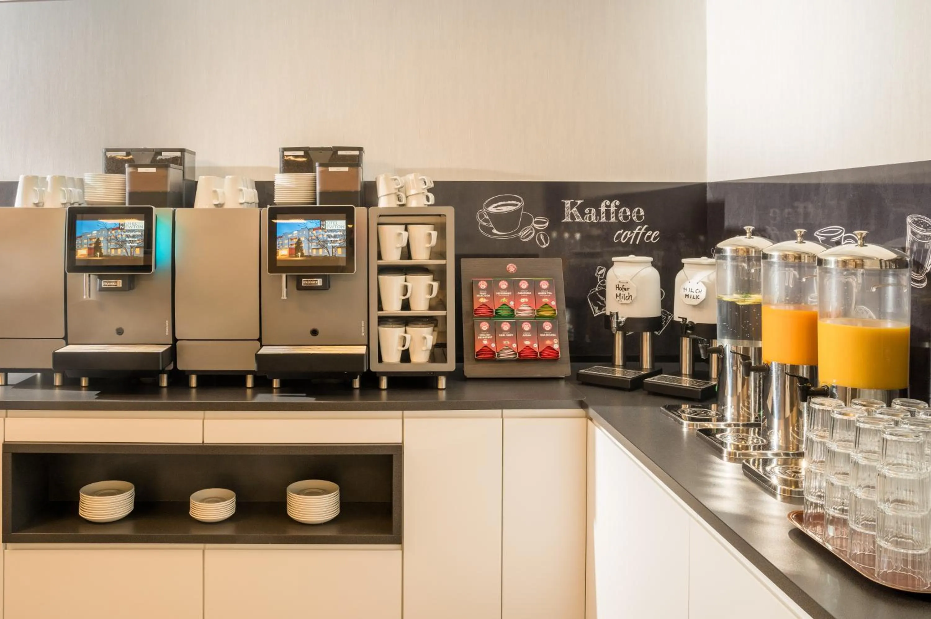 Food and drinks in Hotel Newton Ludwigshafen