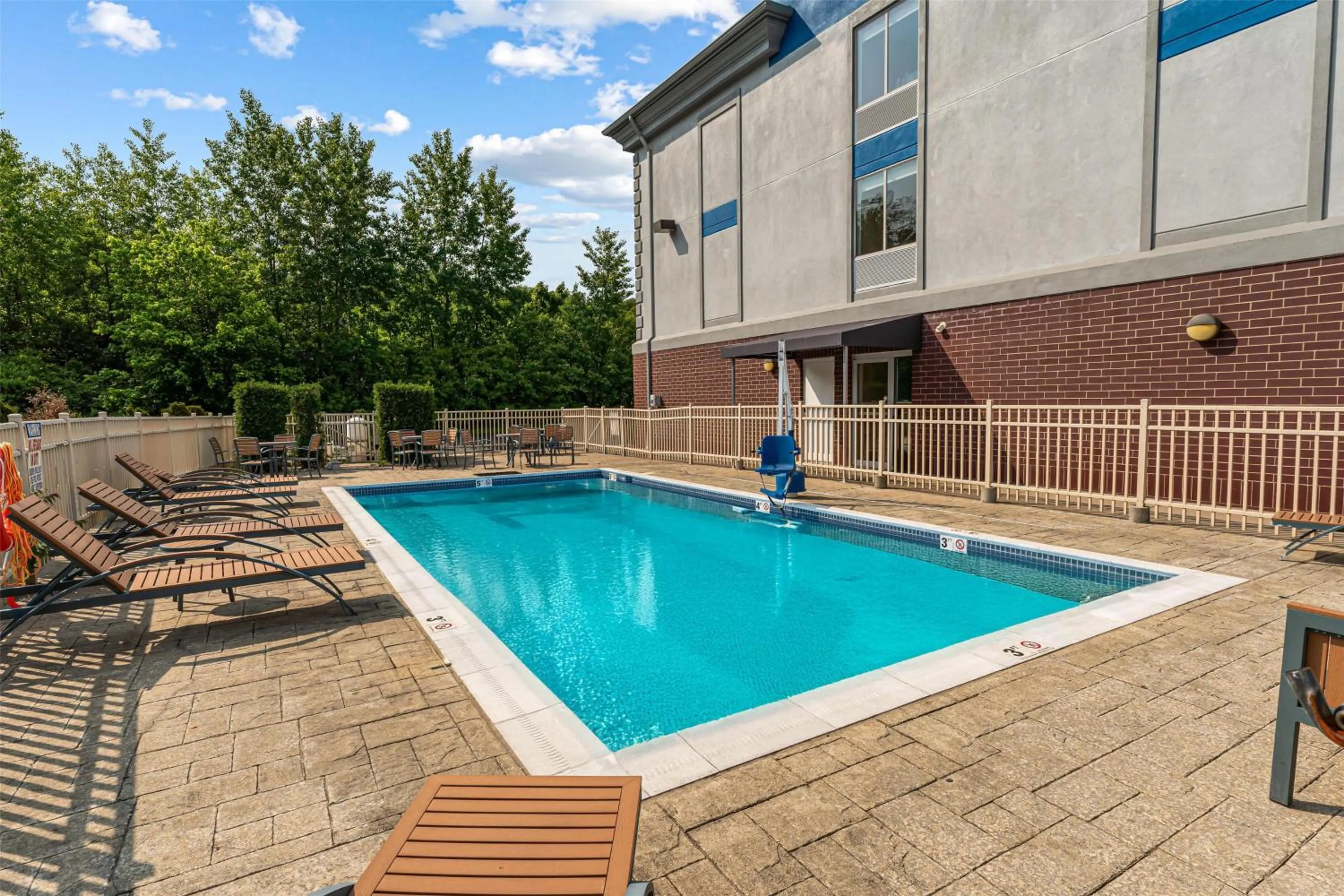 Pool view in Best Western Garden Inn