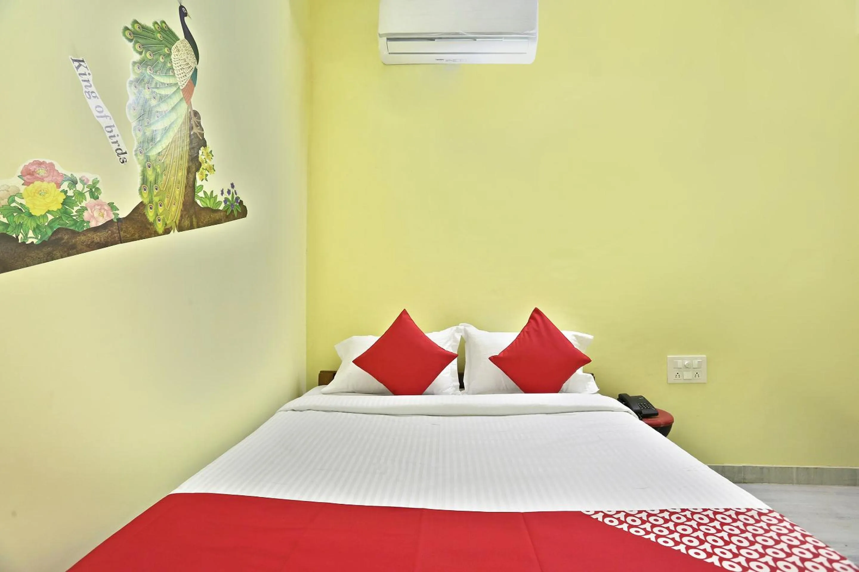 Bedroom, Bed in Hotel O Happi Stay Inn