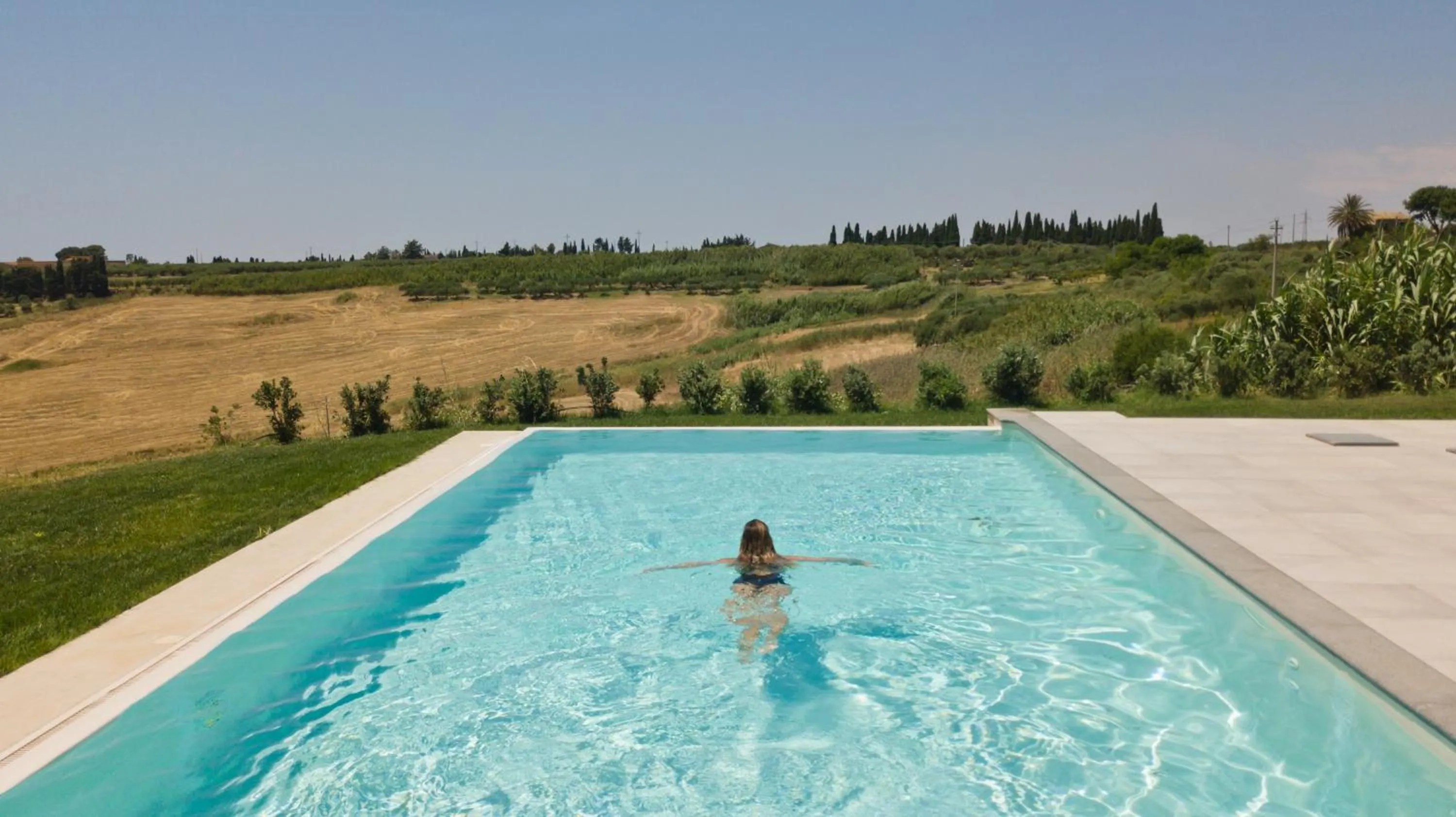 Swimming pool in Torre Bonera. Green Resort