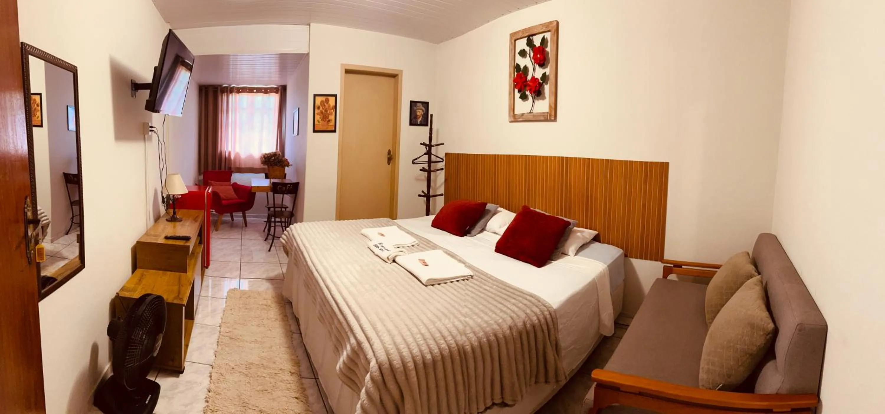 Bed in Hospedaria Vila Rica - Pousada a 1 km do Centro Histórico