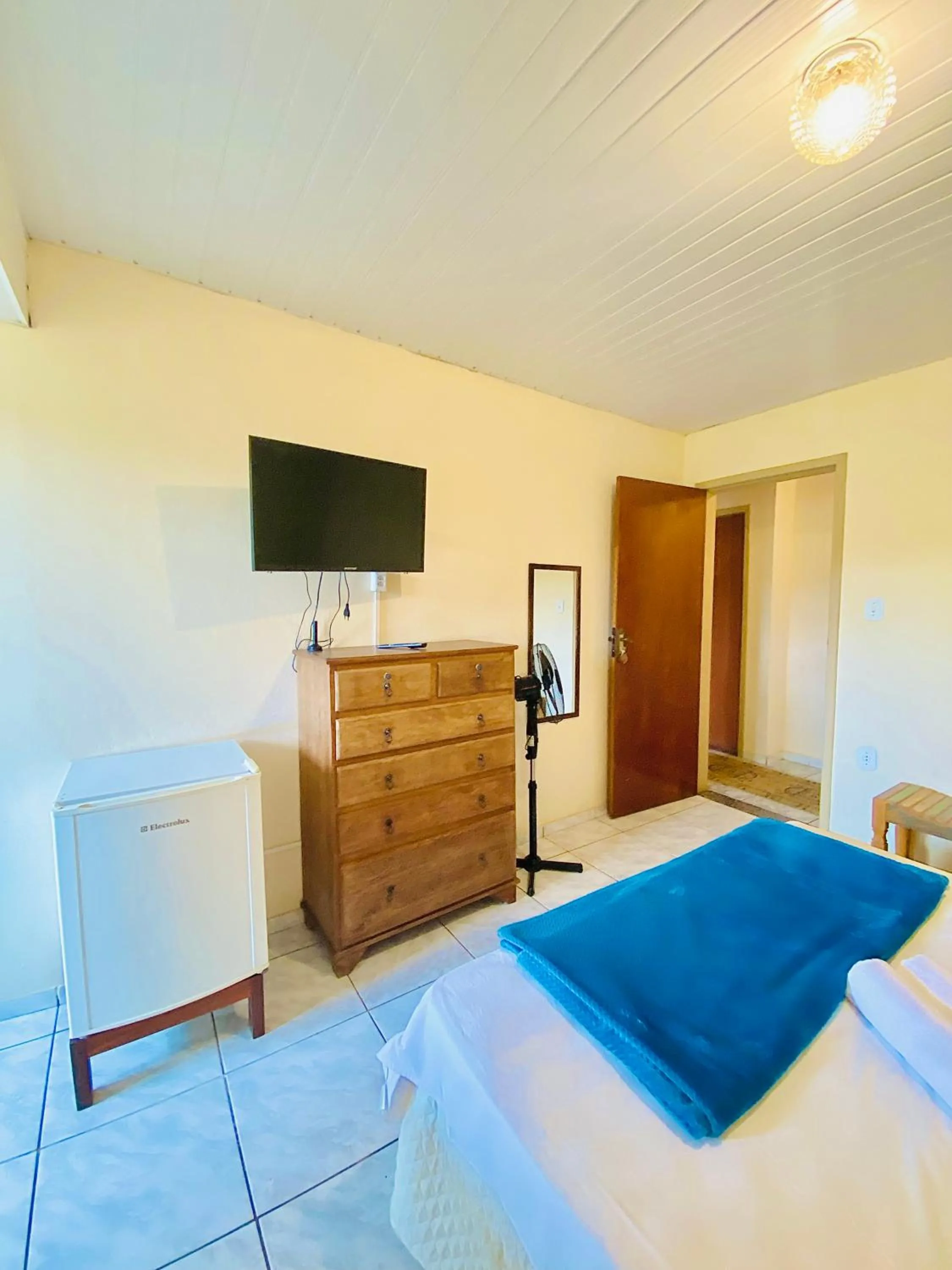 Bedroom, Bed in Hospedaria Vila Rica - 1 km do centro histórico