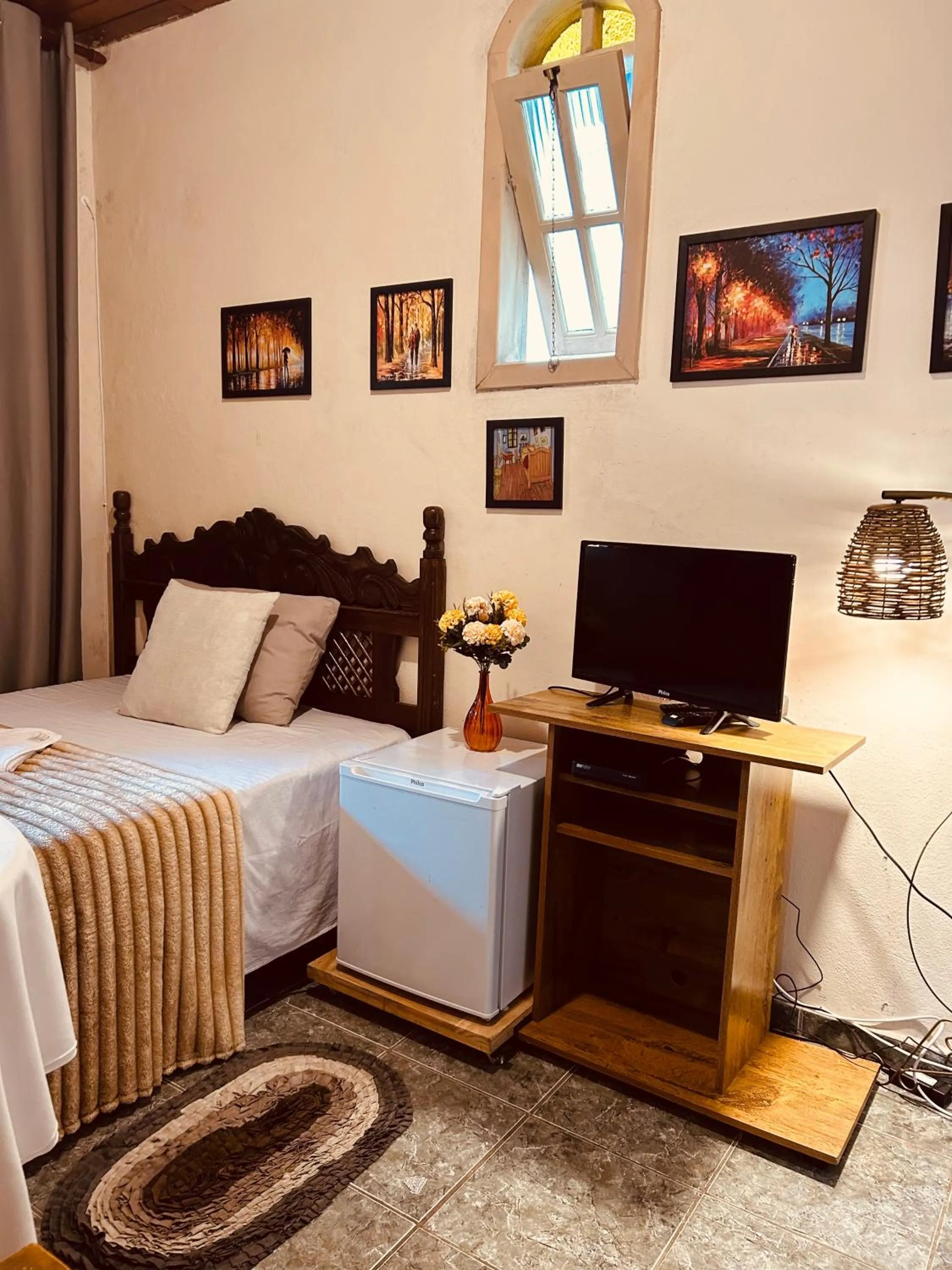 Photo of the whole room, Bed in Hospedaria Vila Rica - 1 km do centro histórico