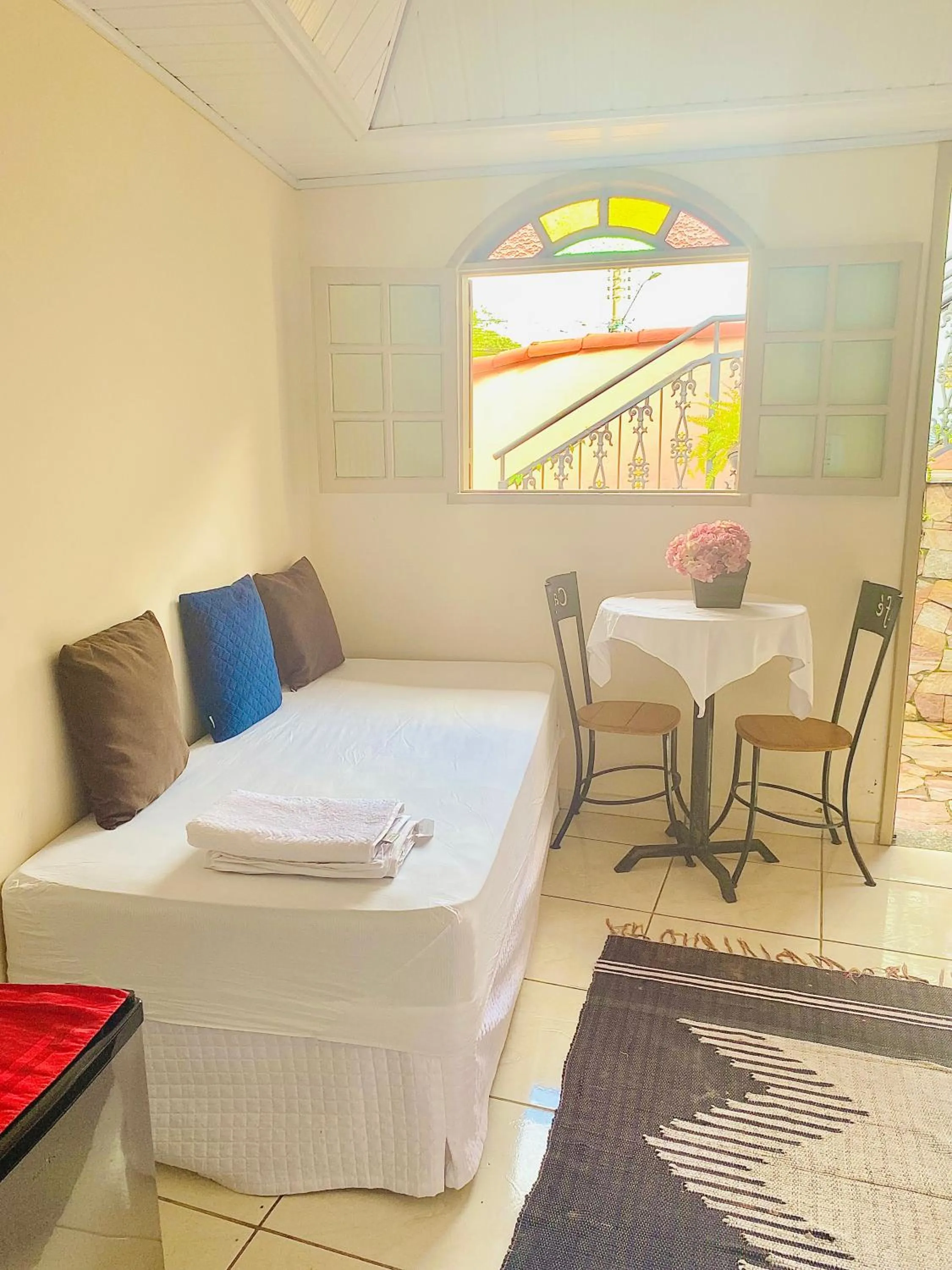 Photo of the whole room, Bed in Hospedaria Vila Rica - 1 km do centro histórico