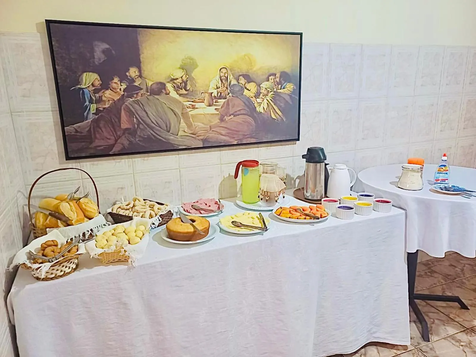 Breakfast in Hospedaria Vila Rica - 1 km do centro histórico