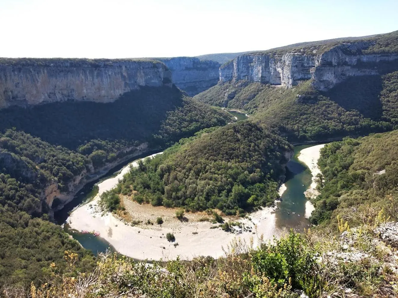 le rocher de Sampzon