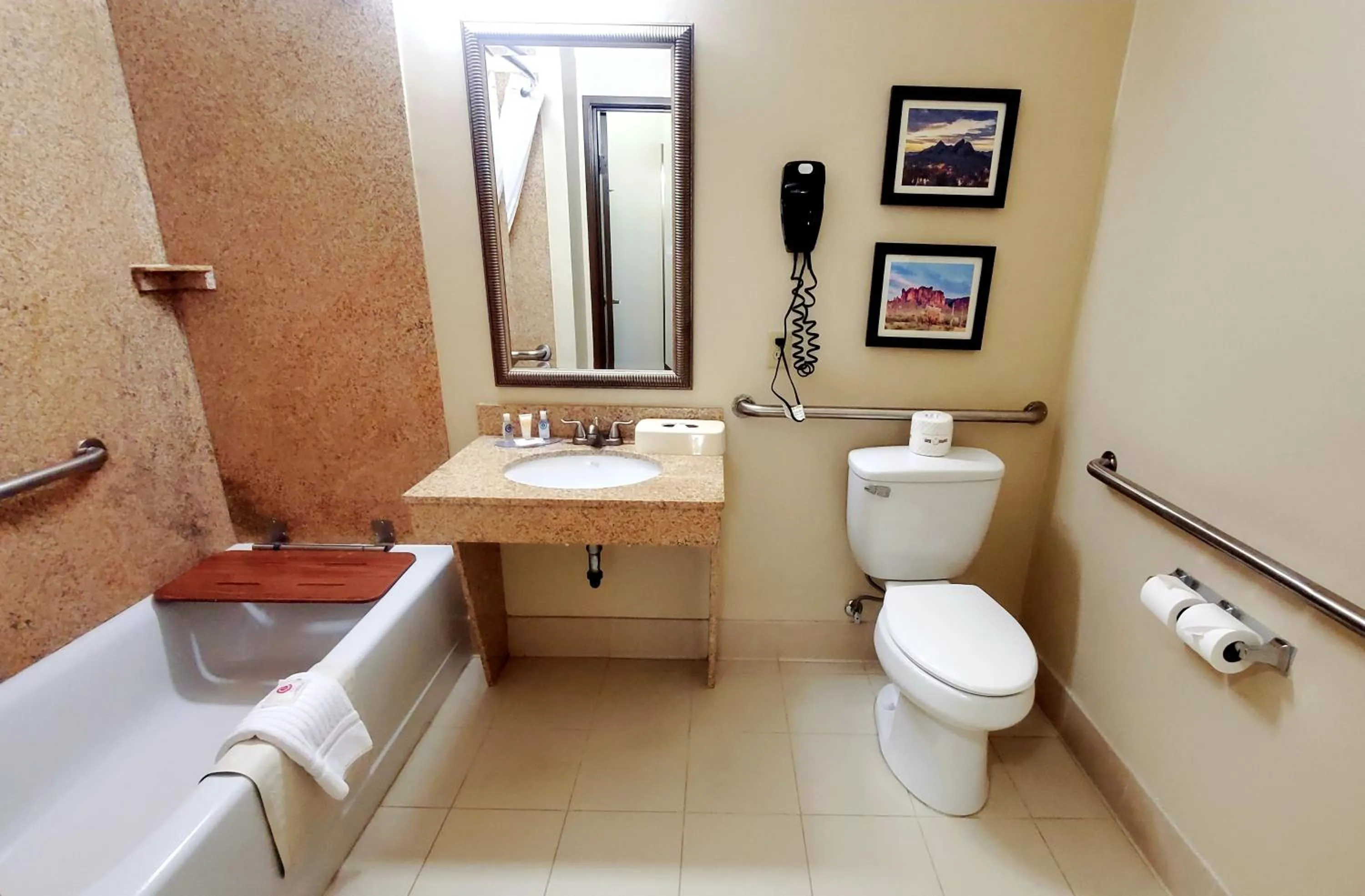 Toilet in Comfort Inn & Suites Tempe Phoenix Sky Harbor Airport