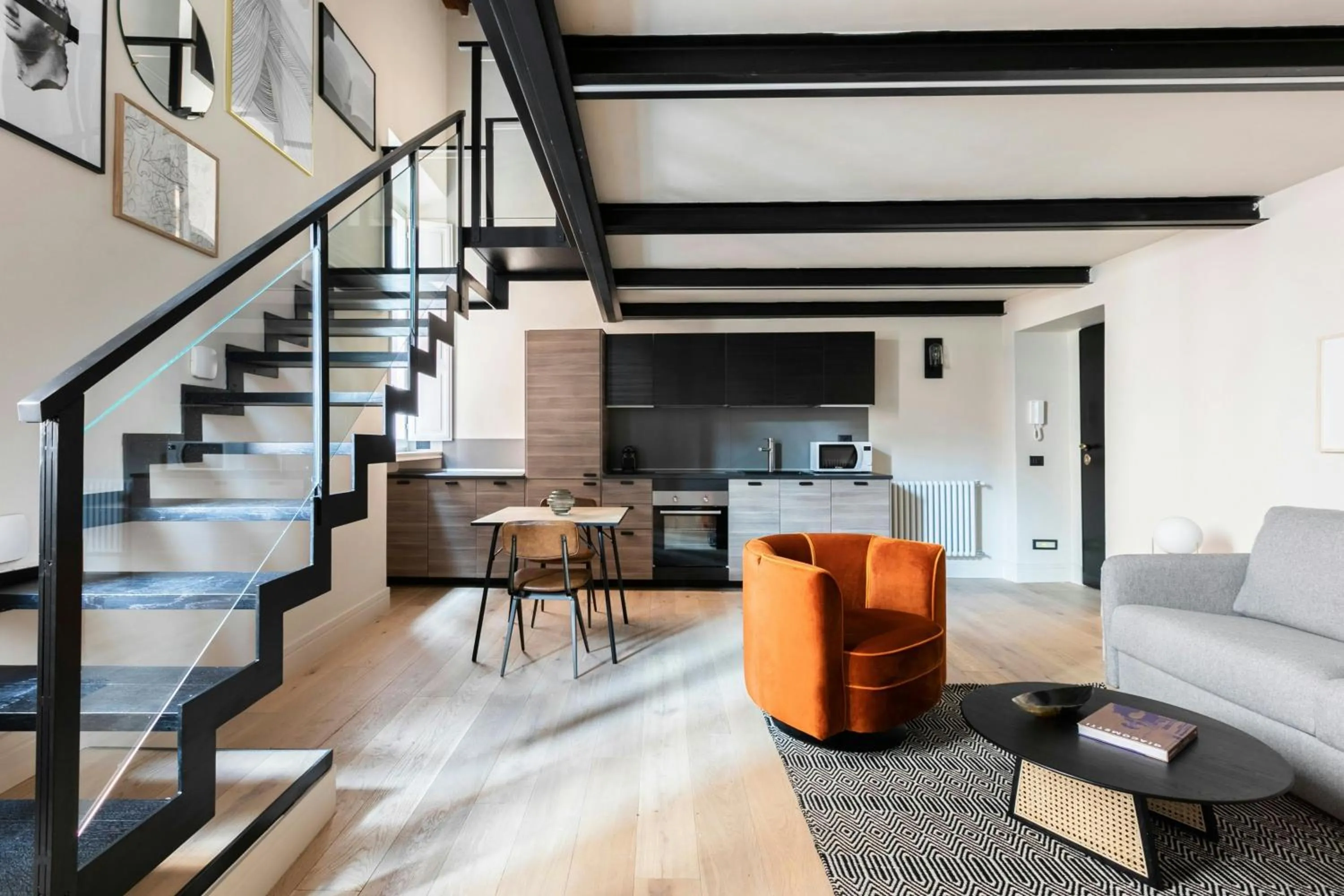 Living room in Sonder by Marriott Bonvoy Trastevere Apartments Piazza Trilussa