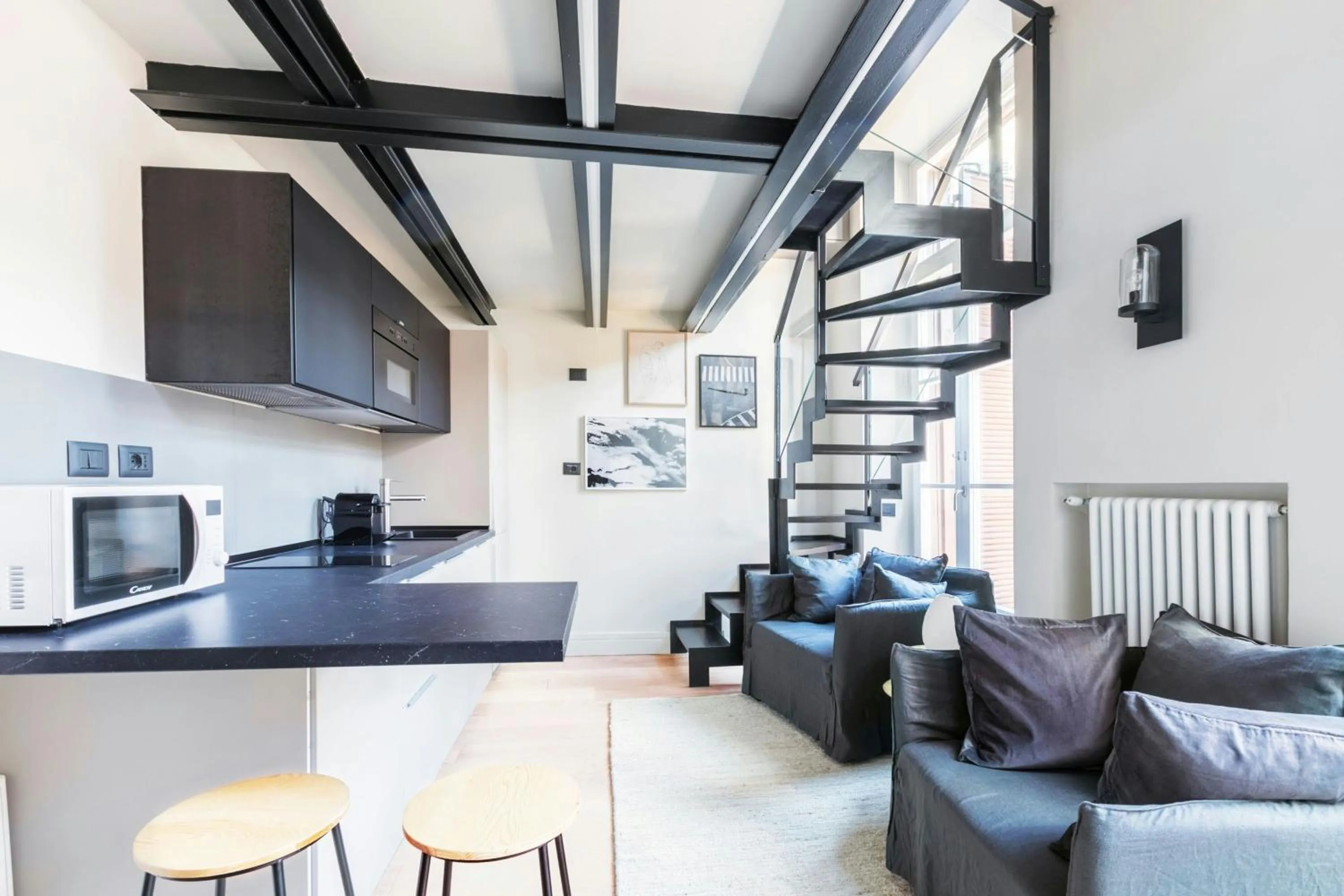 Living room in Sonder by Marriott Bonvoy Trastevere Apartments Piazza Trilussa