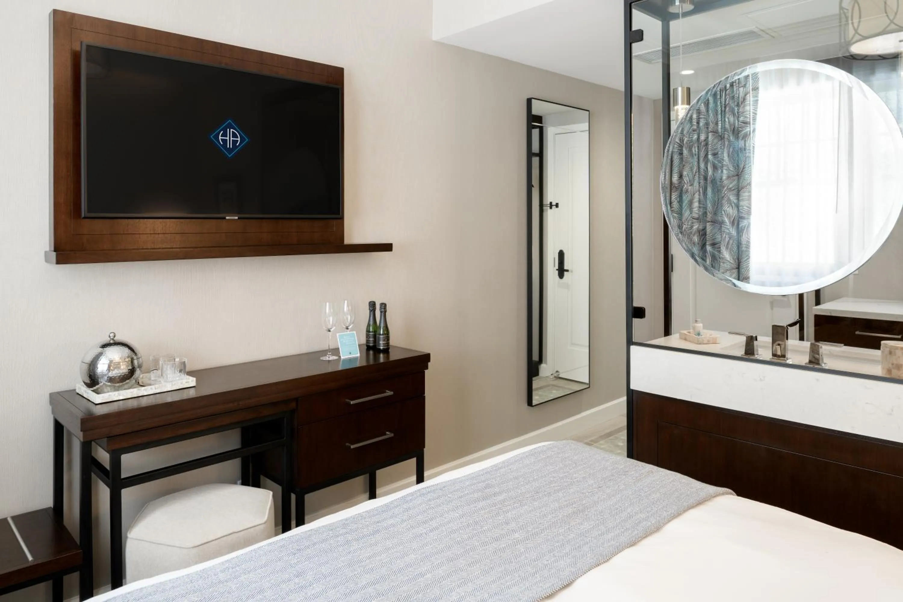 Bed in Hotel Atwater