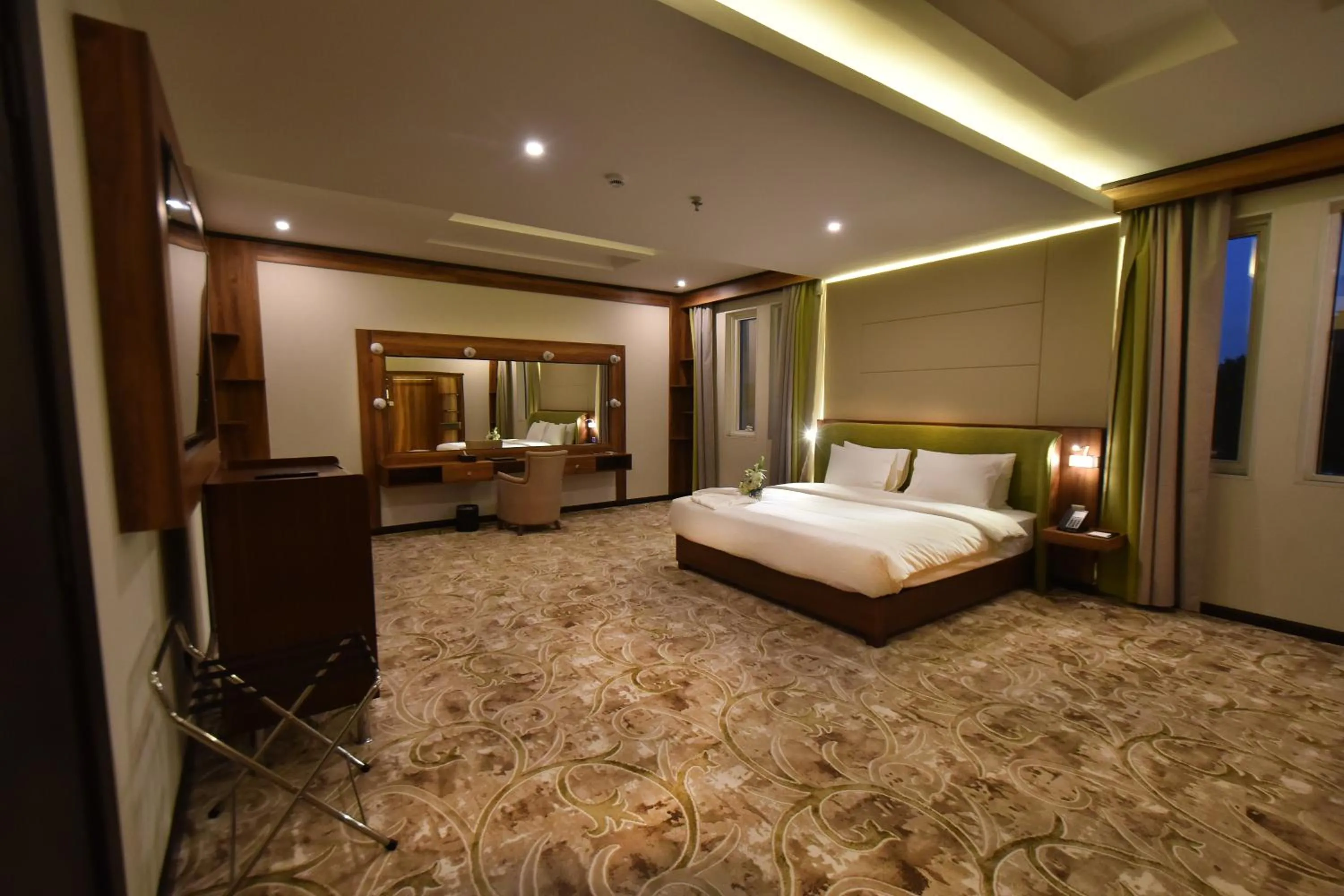 Bedroom, Bed in The District Hotel Najran