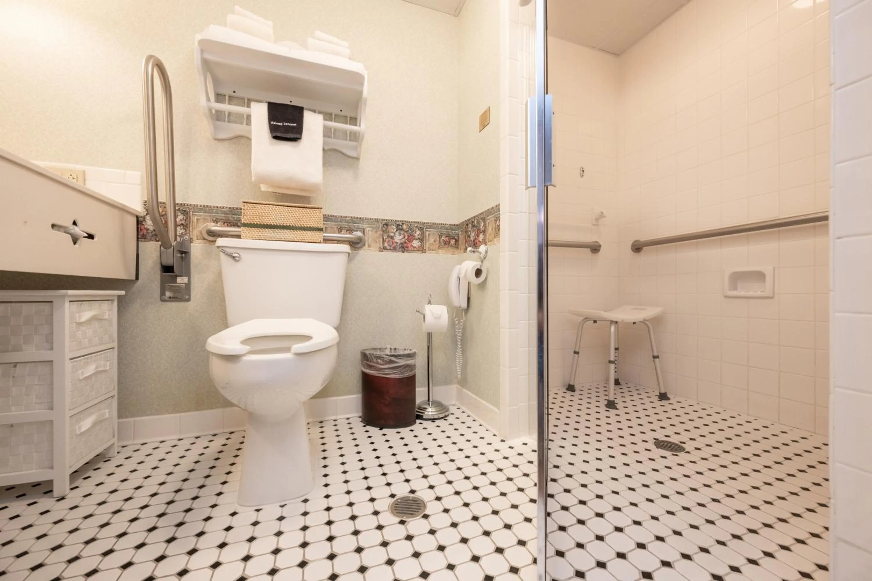 Bathroom in Boardwalk Plaza Hotel
