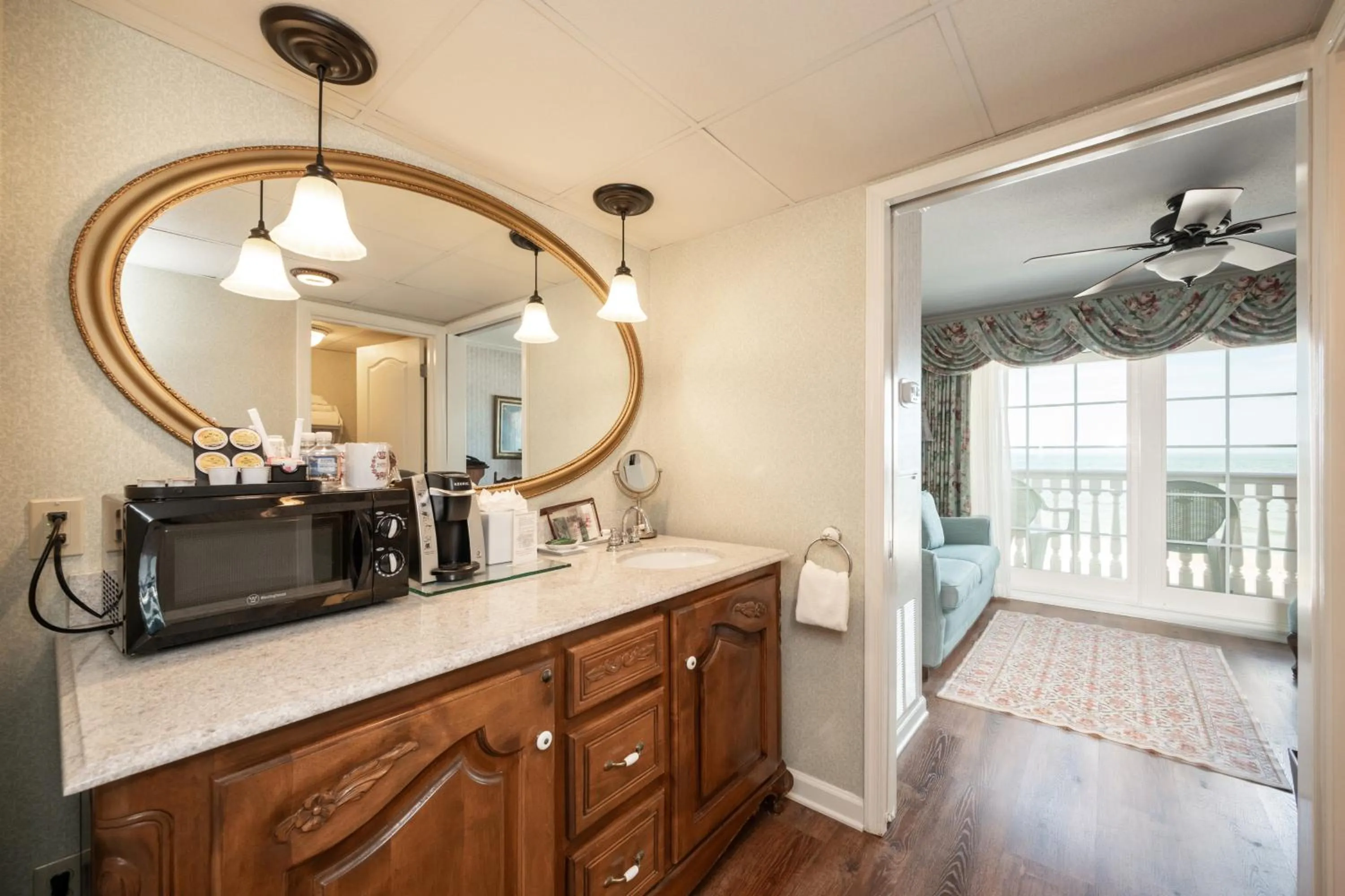 Bathroom in Boardwalk Plaza Hotel