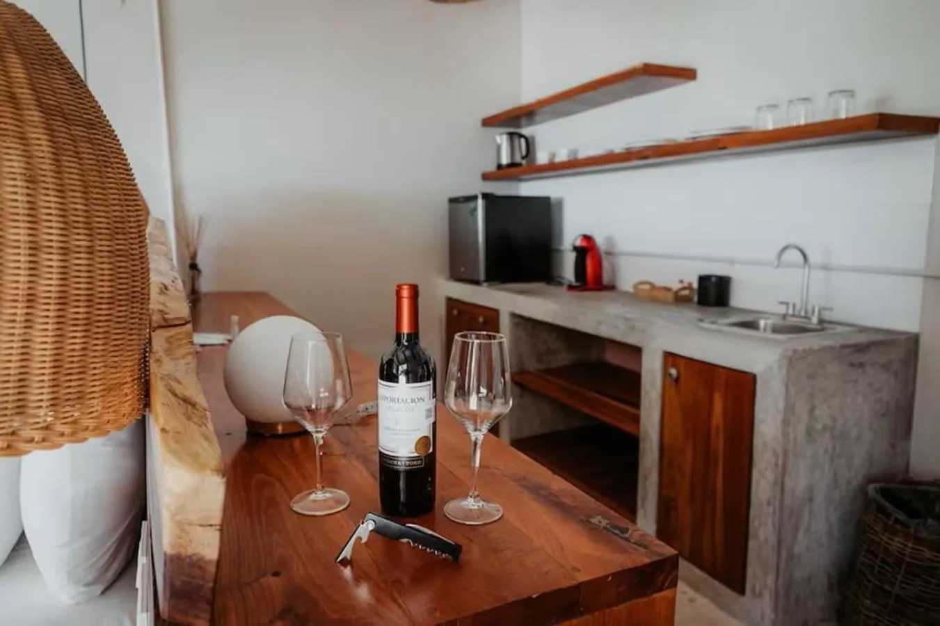 minibar in Mia Tulum Beachfront Resort - Ocean View Suites and Beach Club