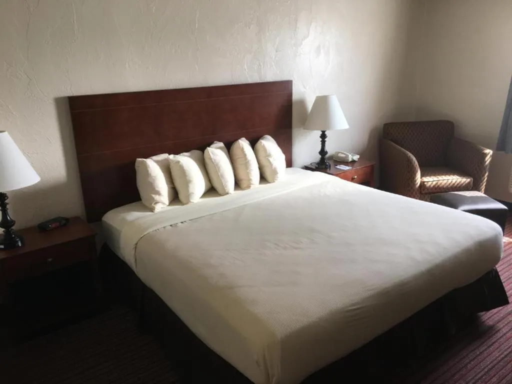 Bed in Territorial Inn Guthrie Oklahoma