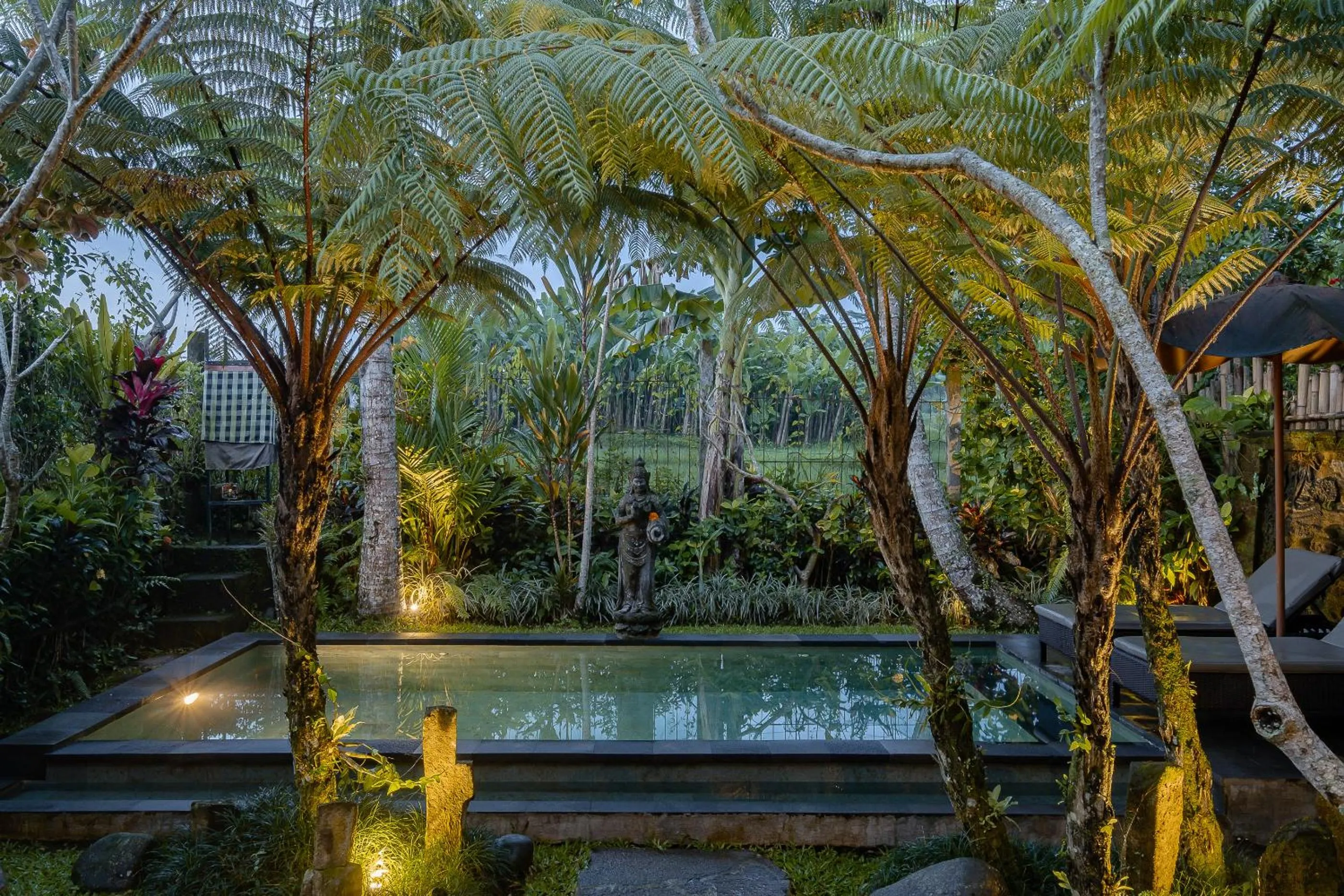Garden in Moringa Ubud Villa
