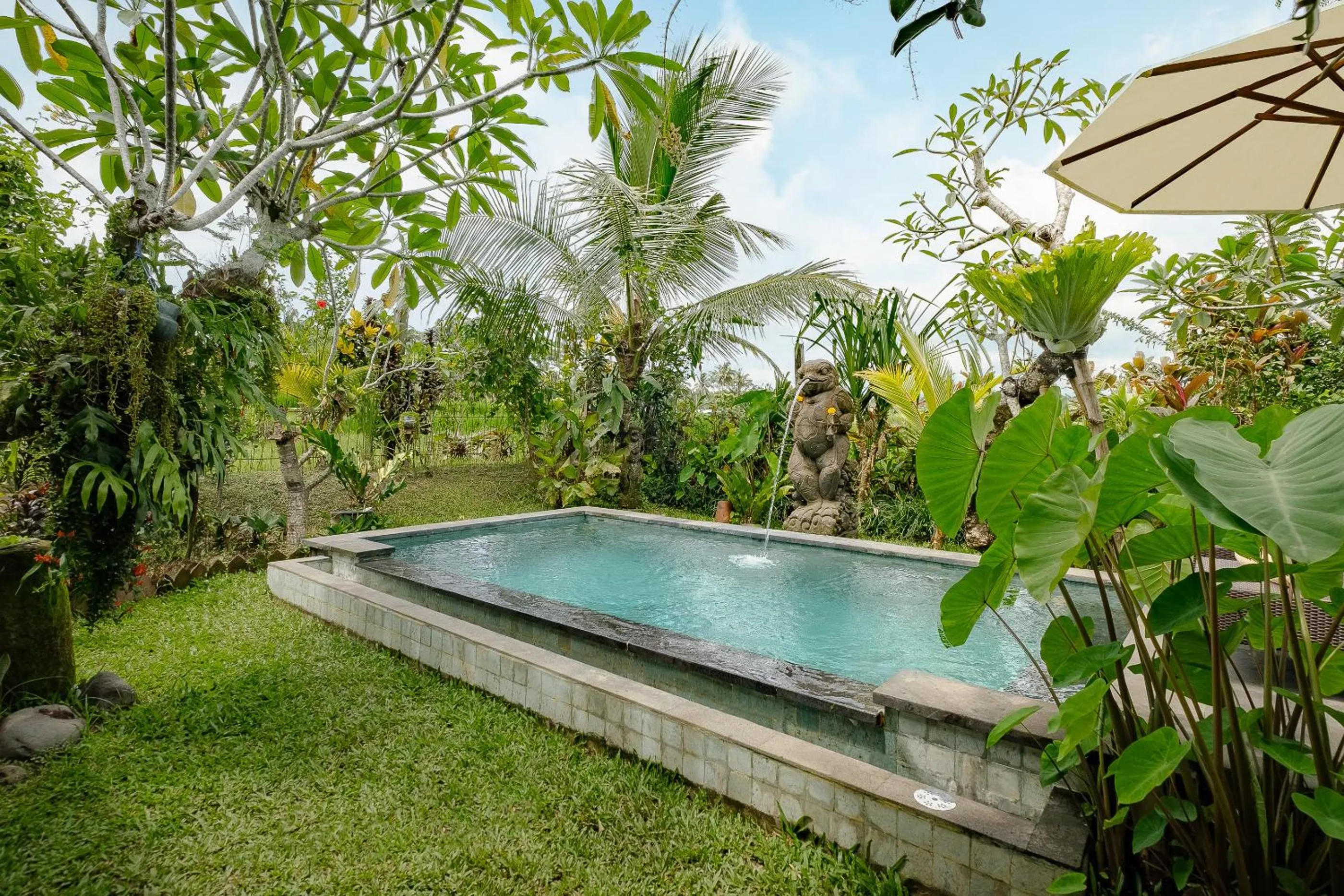 Garden view in Moringa Ubud Villa