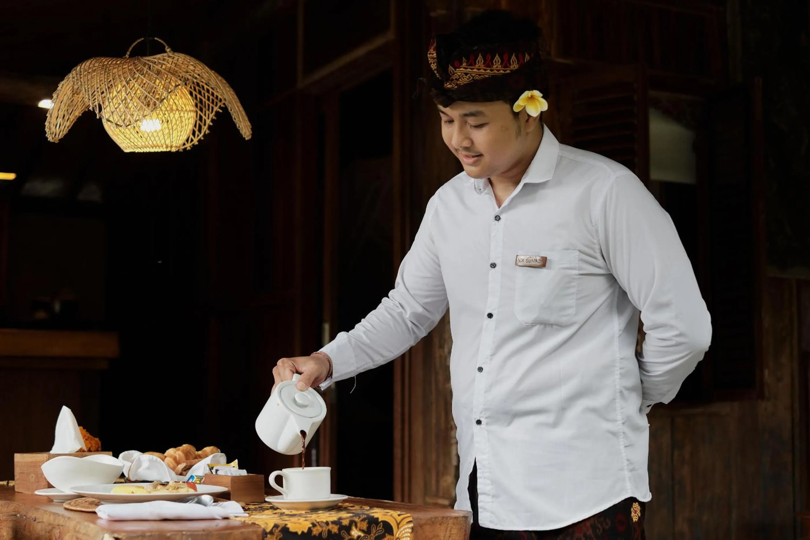 People in Moringa Ubud Villa