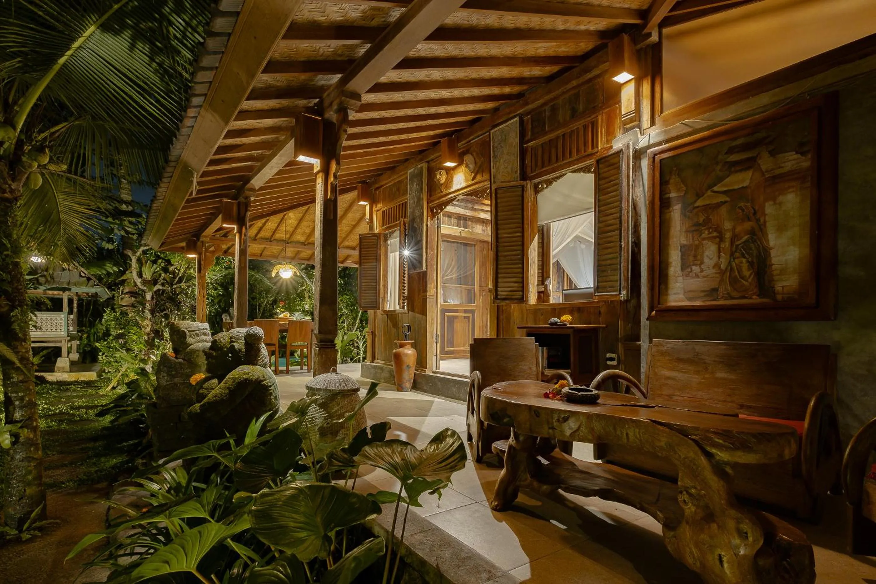 Patio in Moringa Ubud Villa