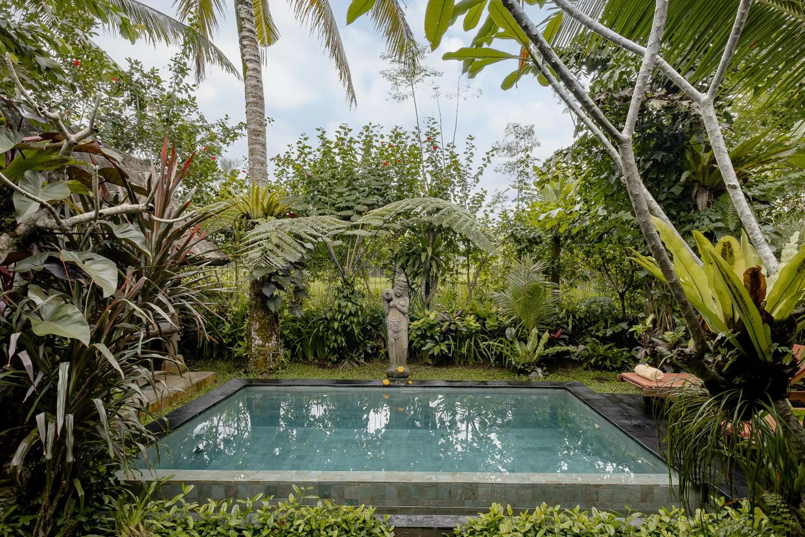 Garden view in Moringa Ubud Villa