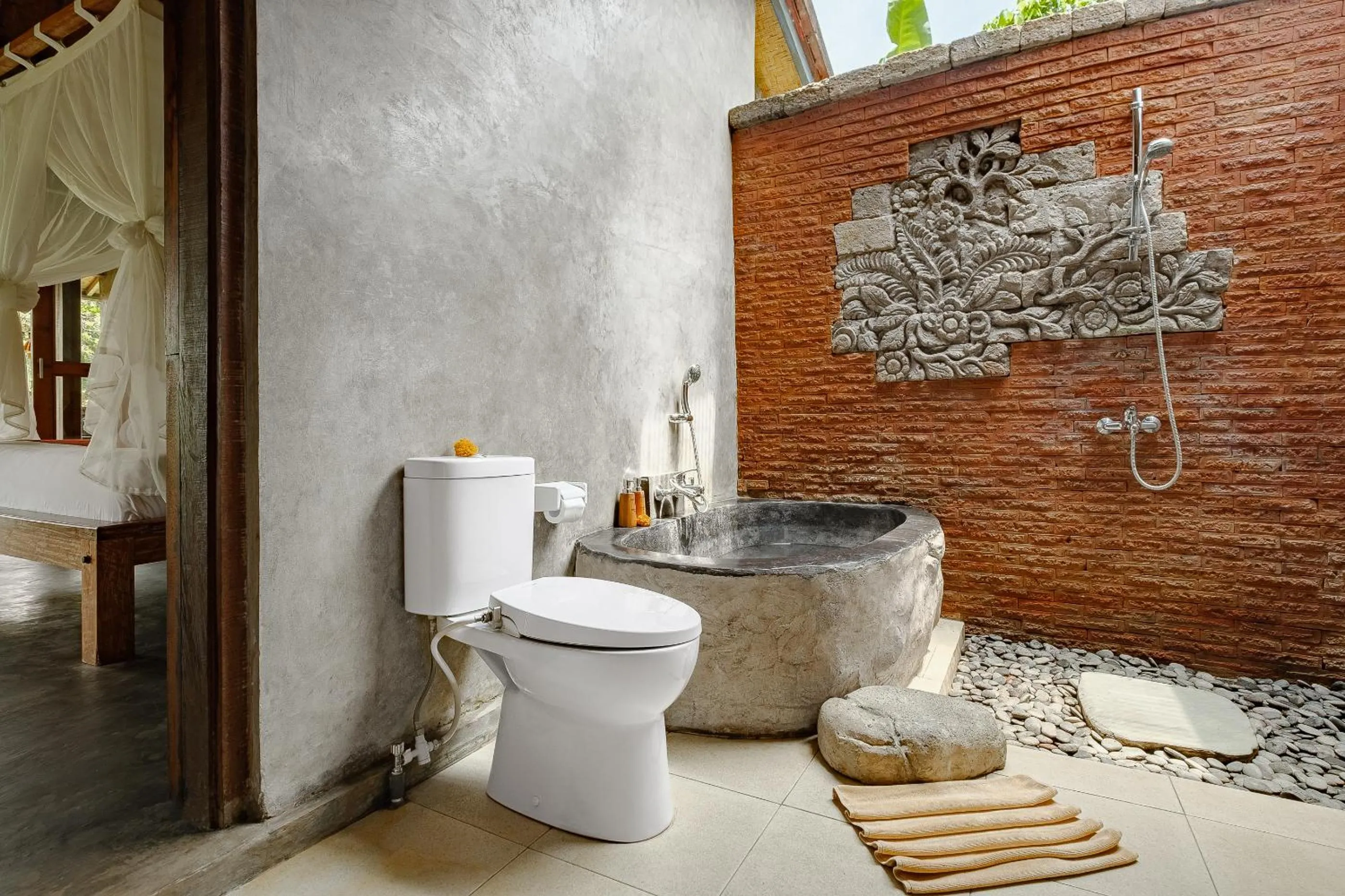 Bathroom in Moringa Ubud Villa
