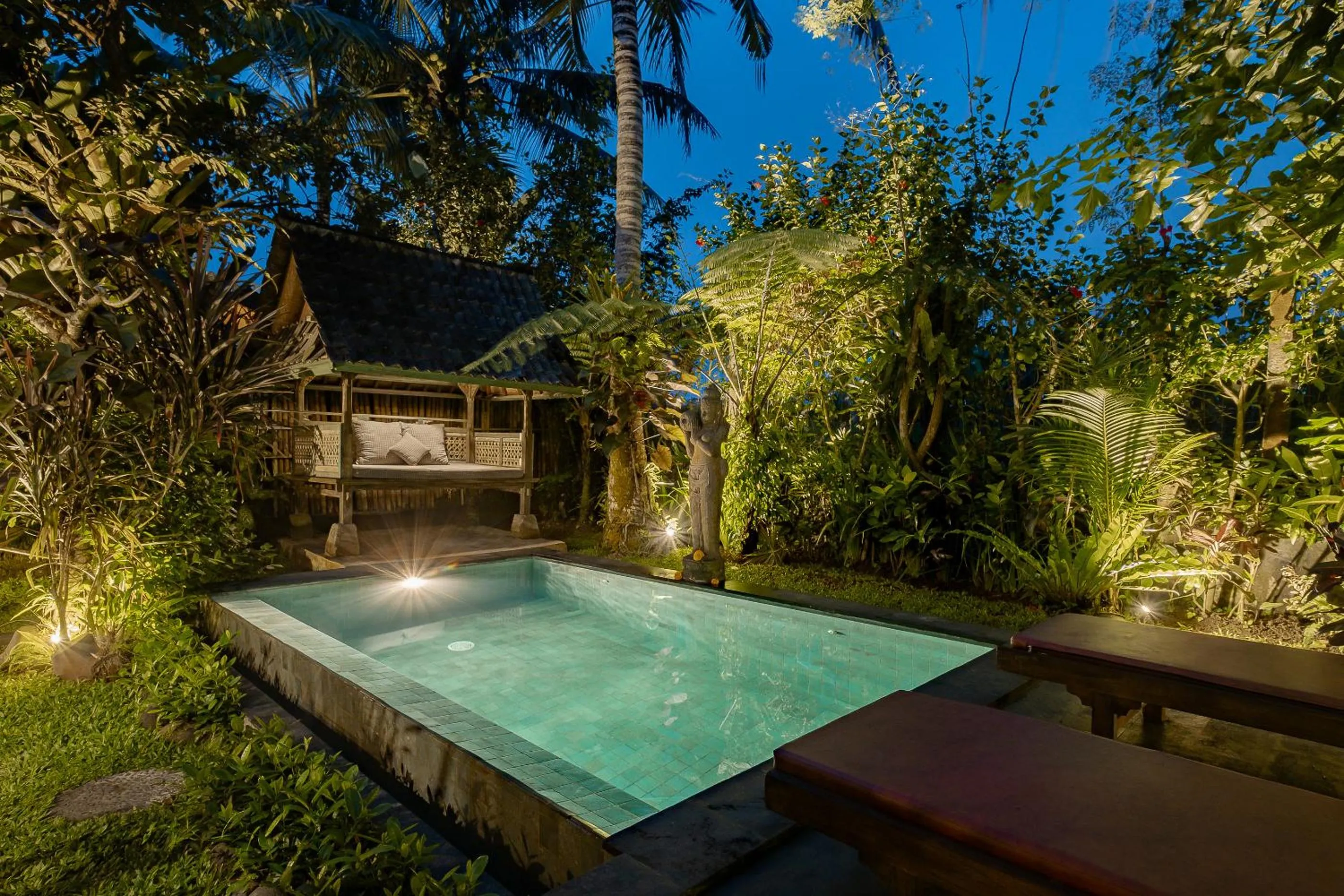 Night in Moringa Ubud Villa