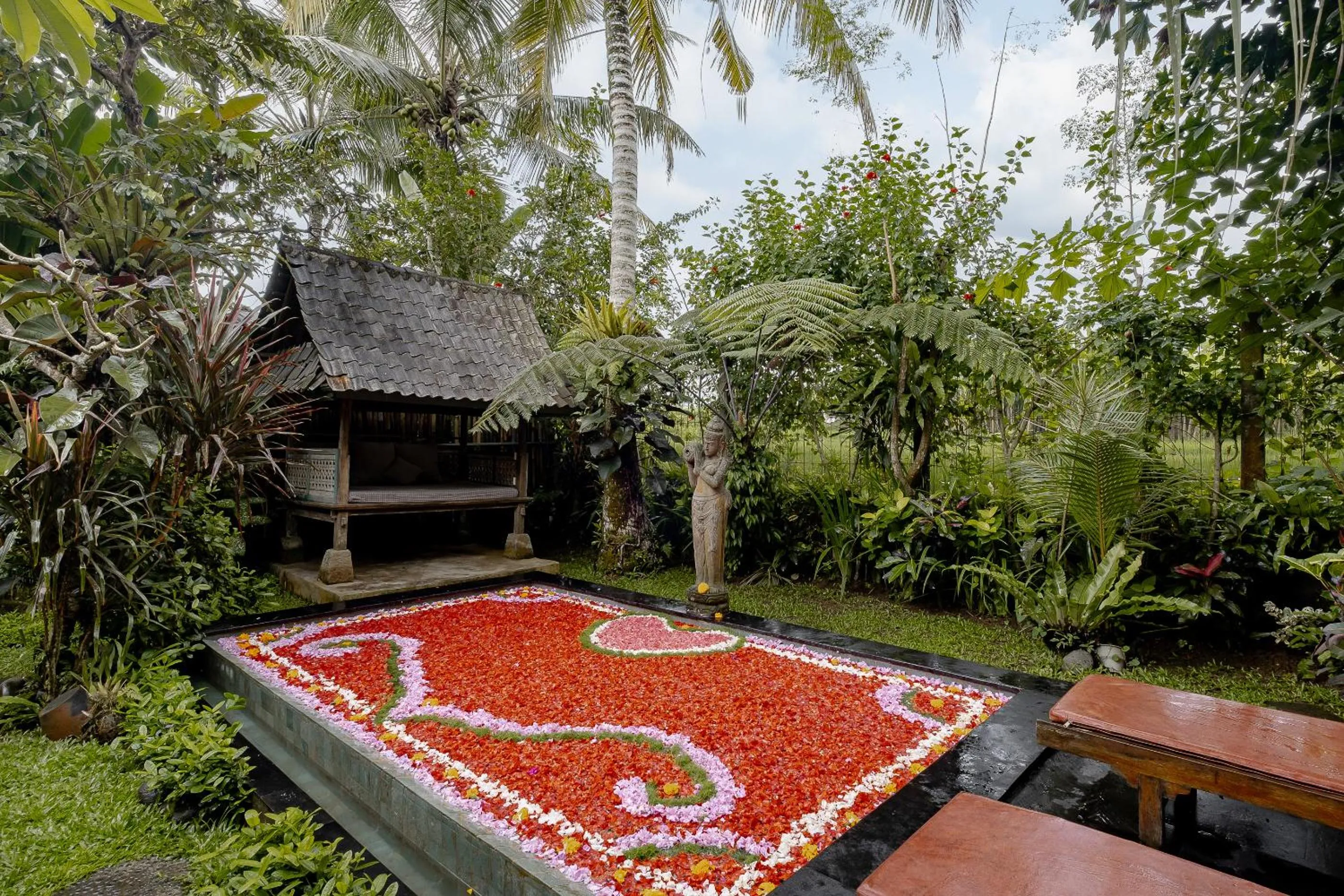 Patio in Moringa Ubud Villa