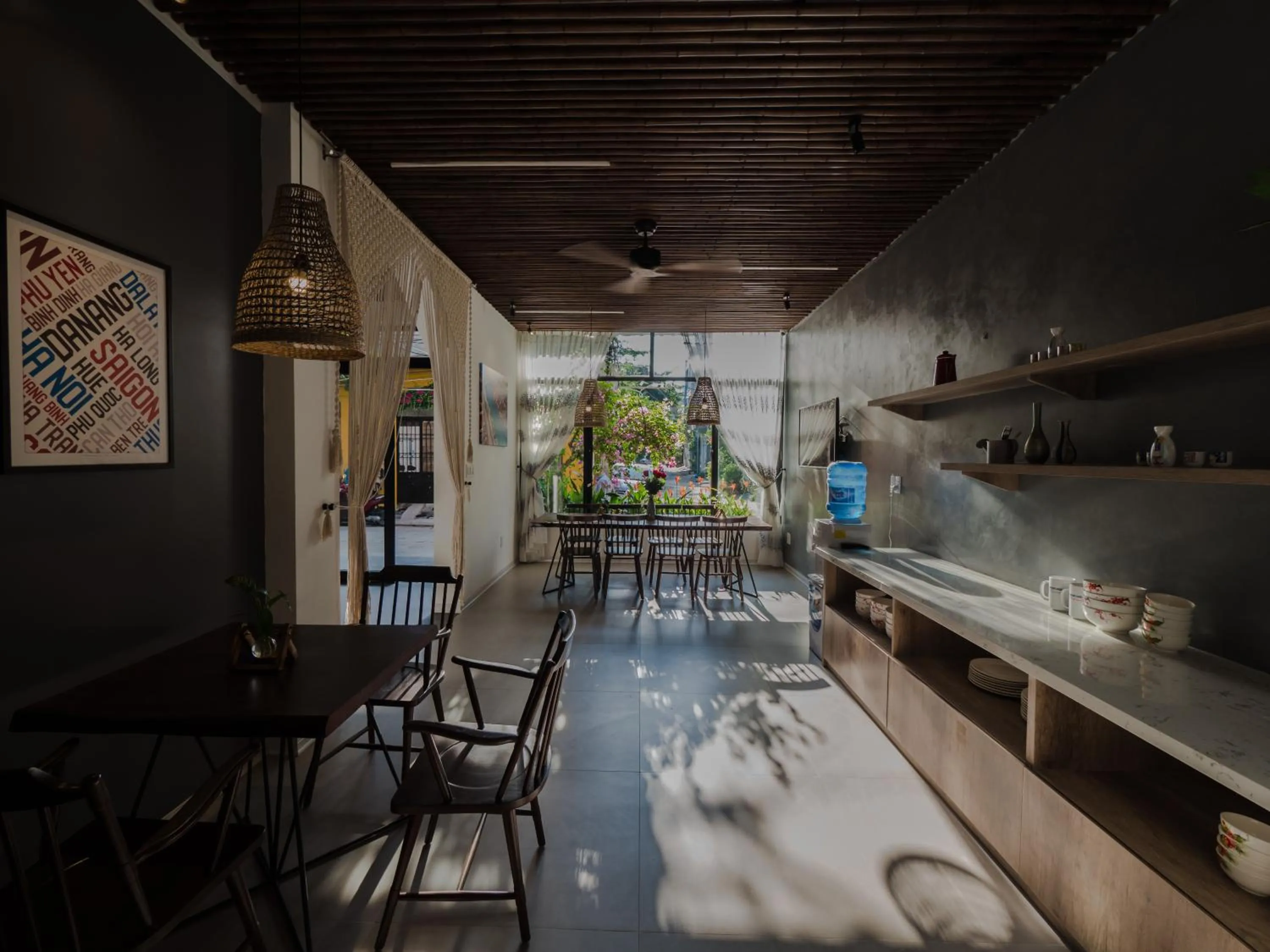 Seating area in Wings House