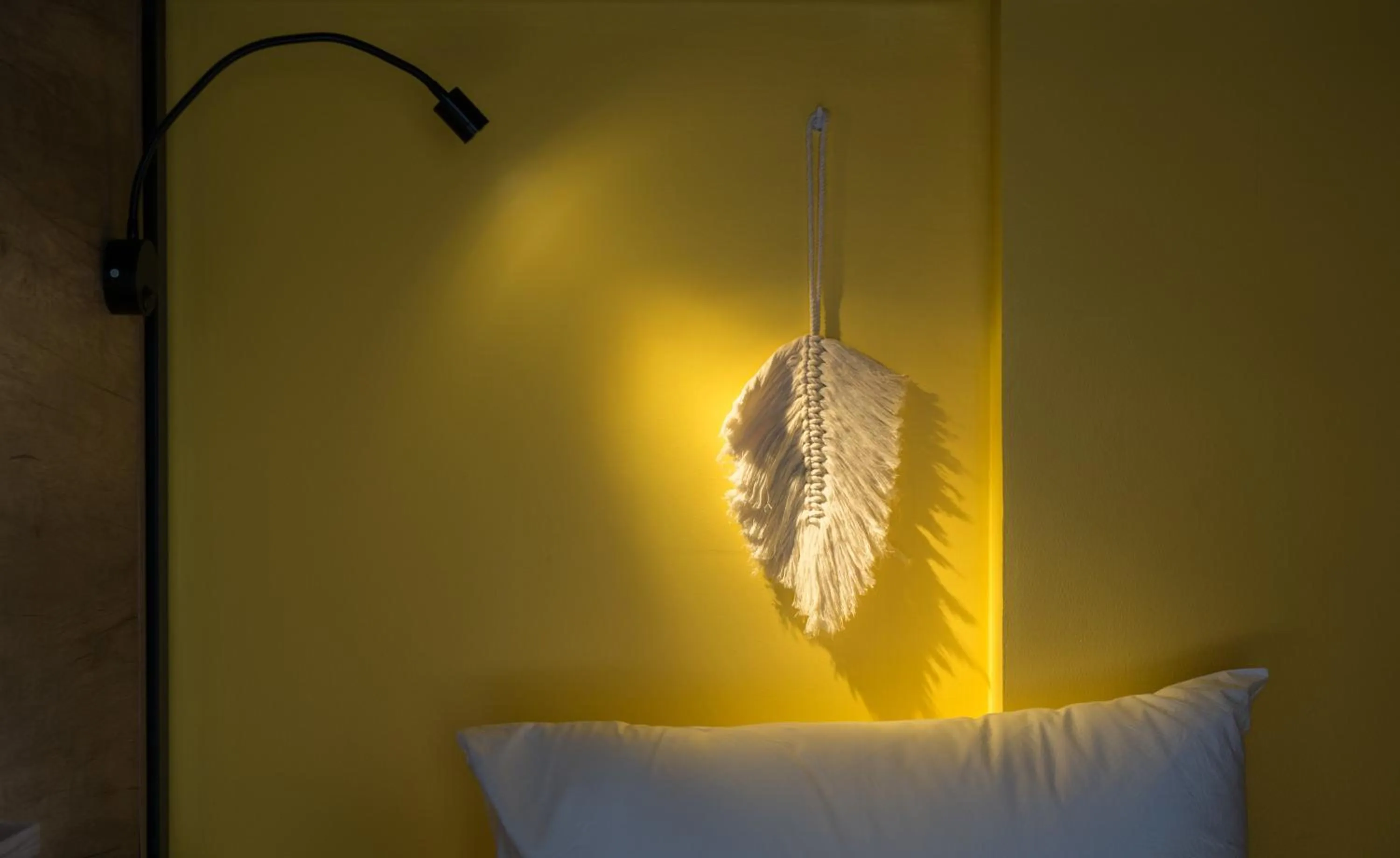 Decorative detail, Bed in Wings House