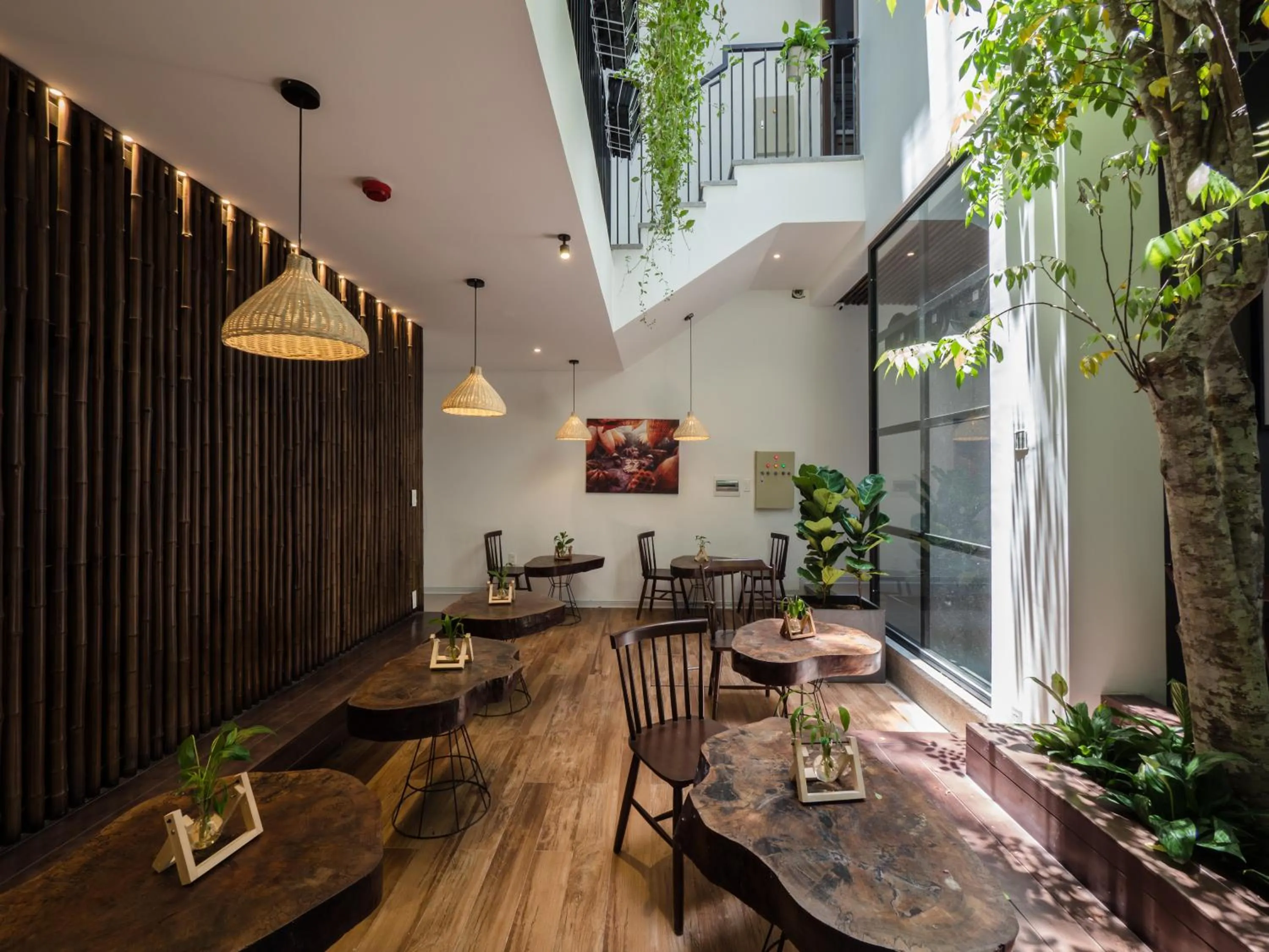 Seating area in Wings House