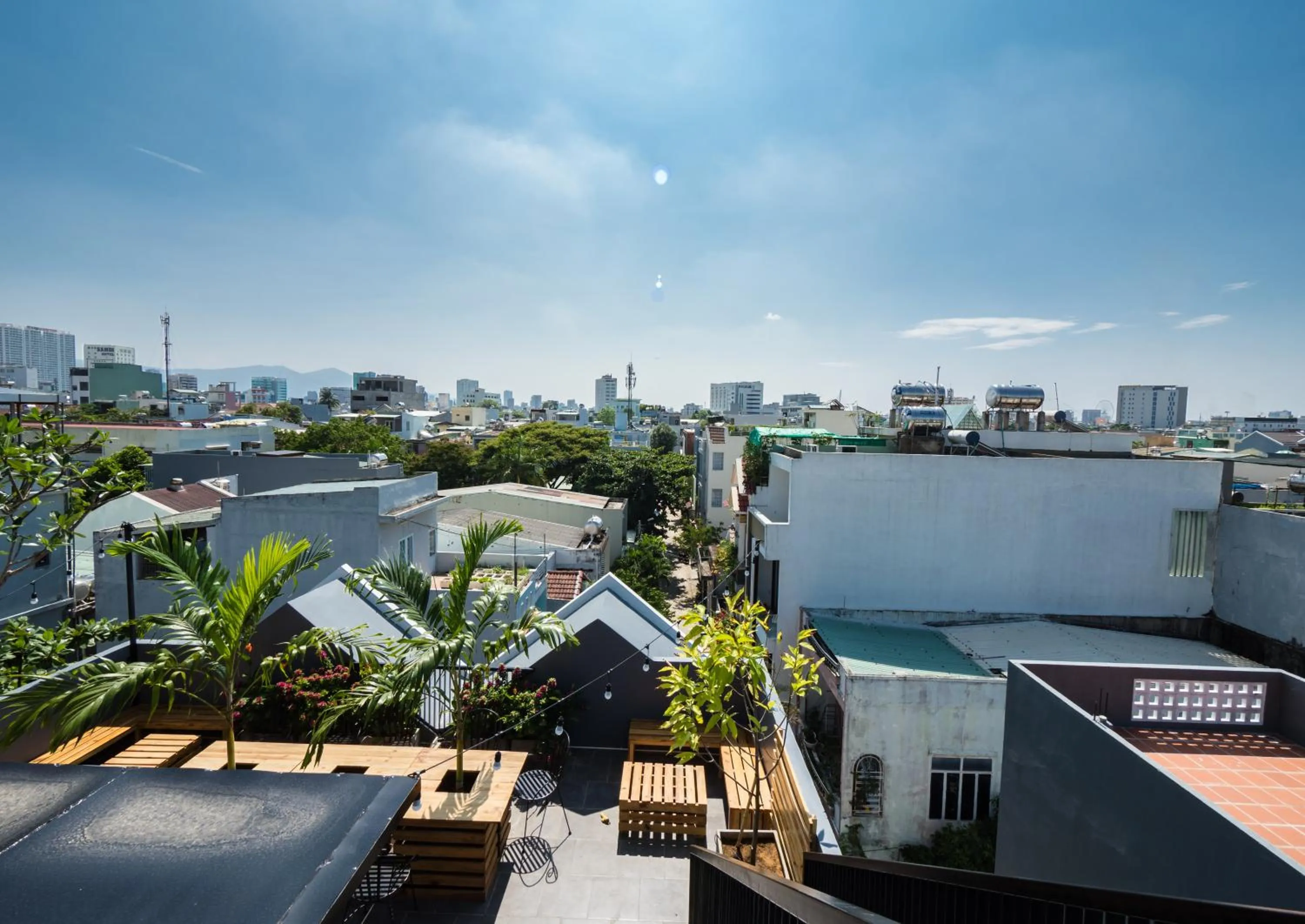 Seating area in Wings House