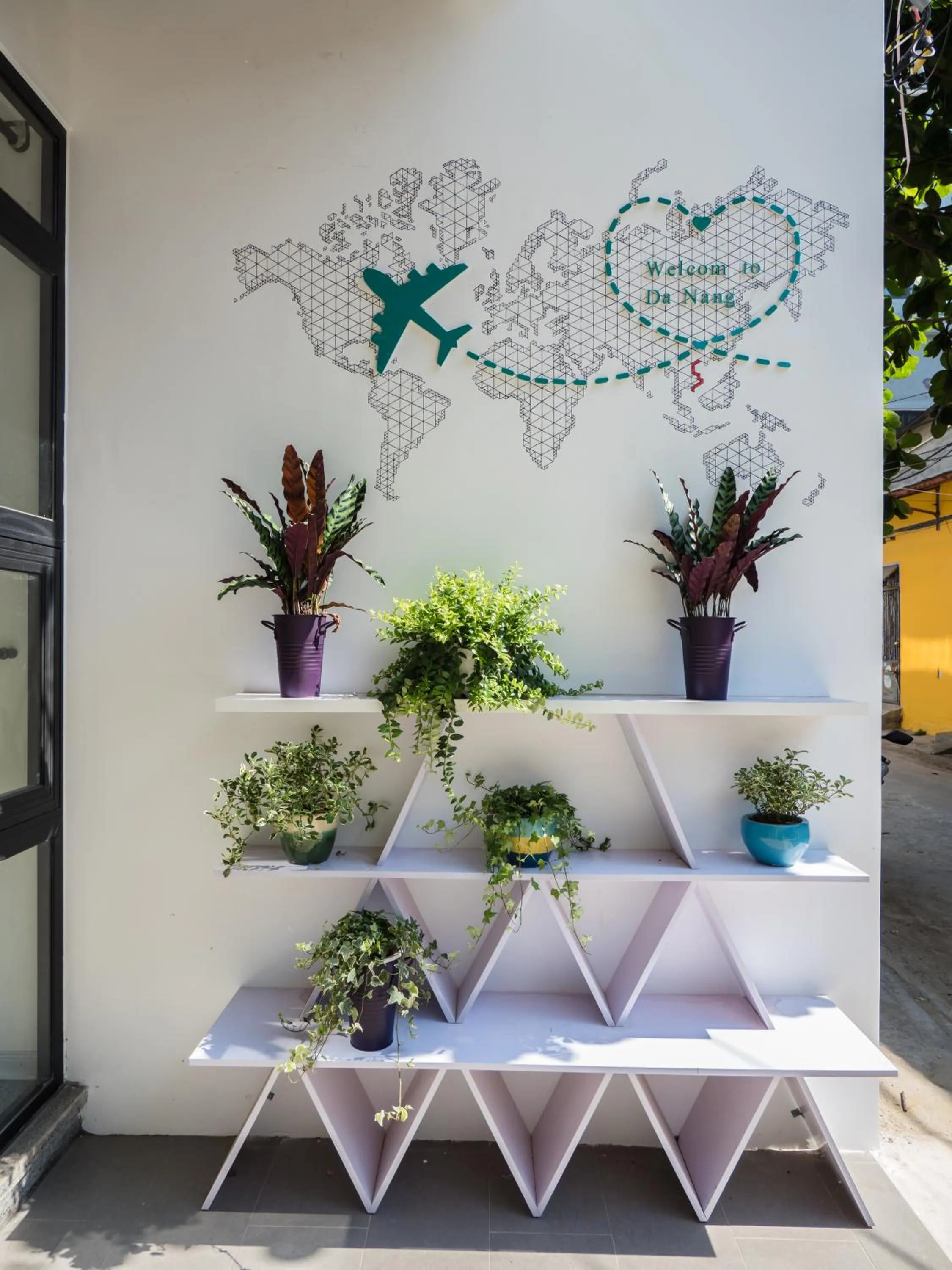Seating area in Wings House