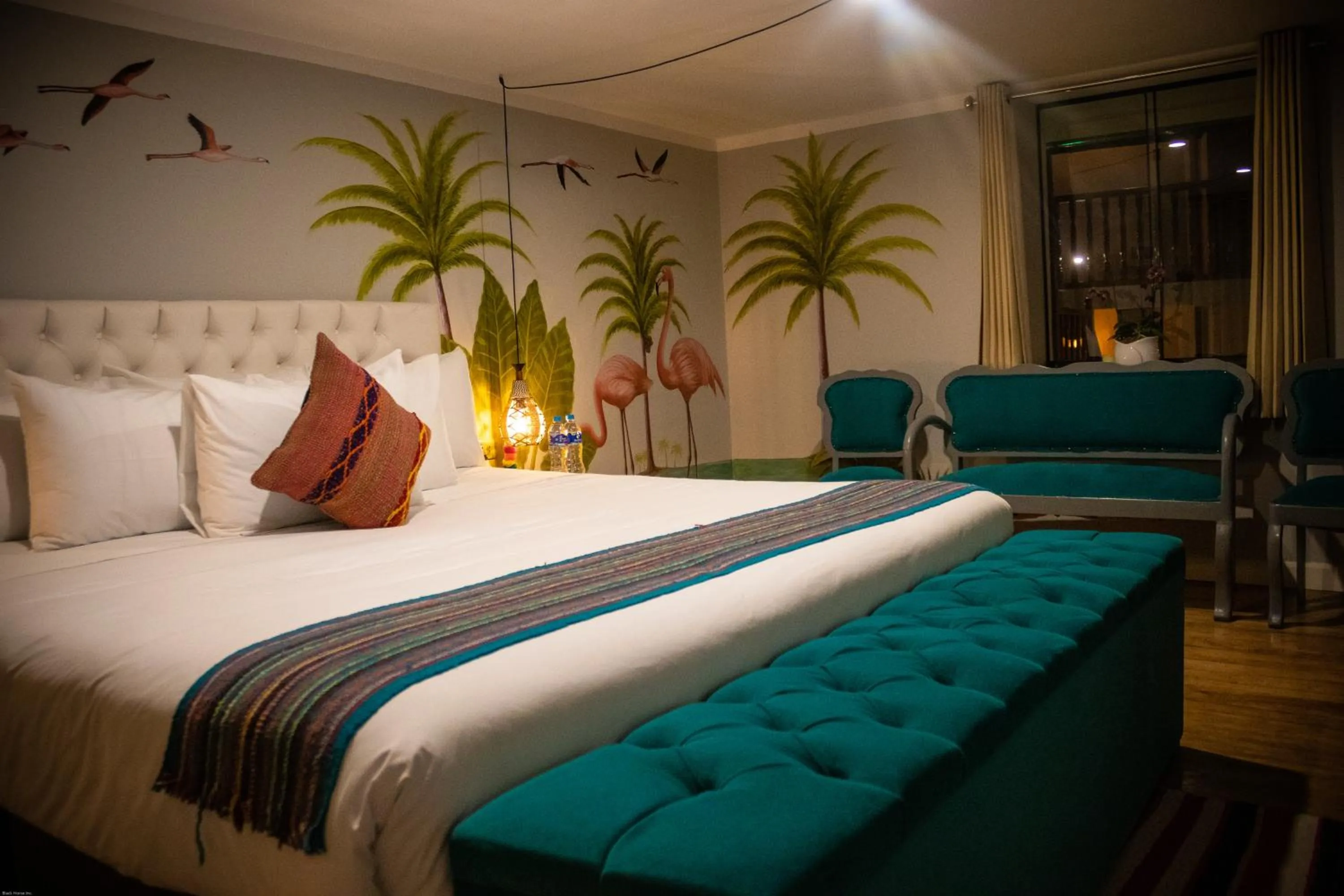 Photo of the whole room, Bed in Home Garden Hotel