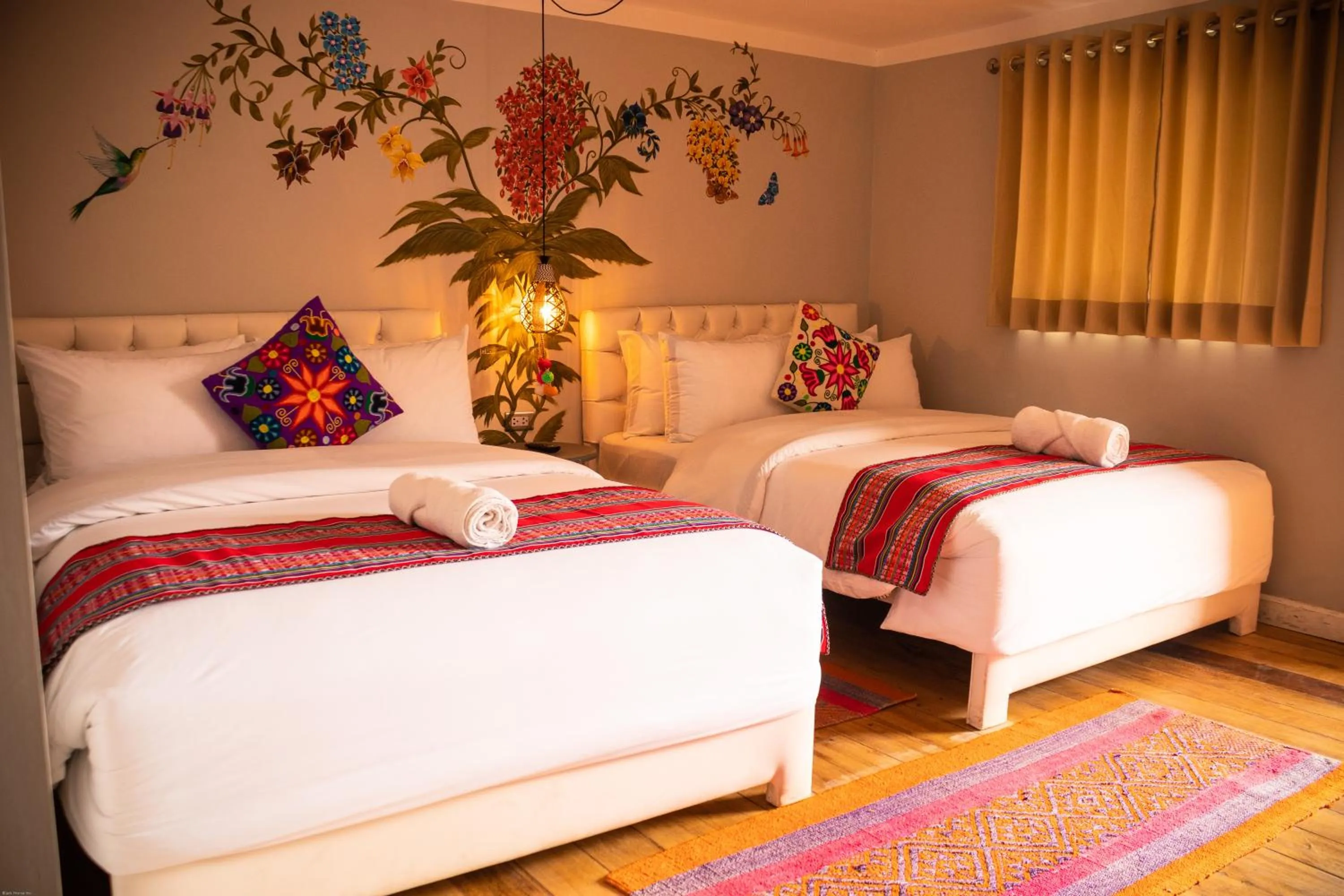 Bedroom, Bed in Home Garden Hotel