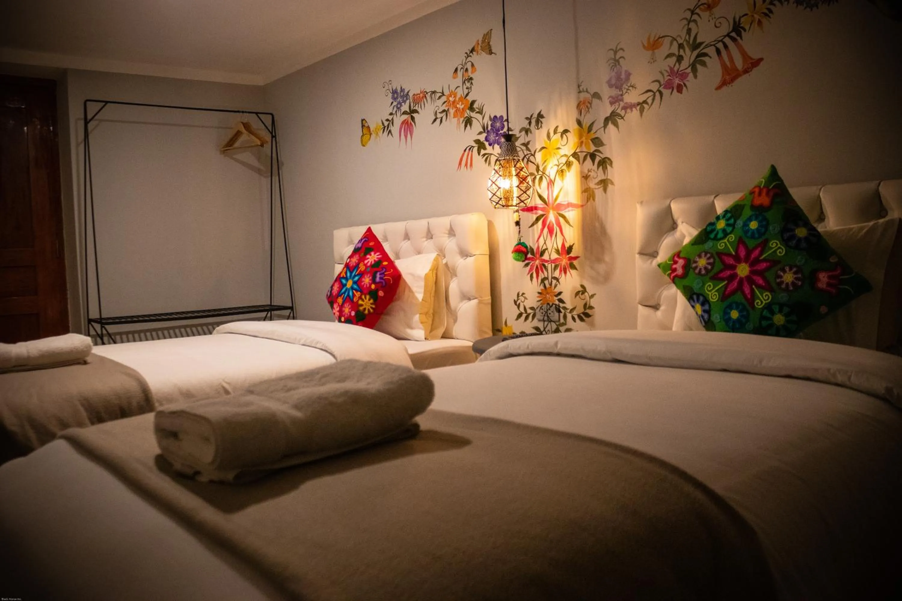 Bed in Home Garden Hotel