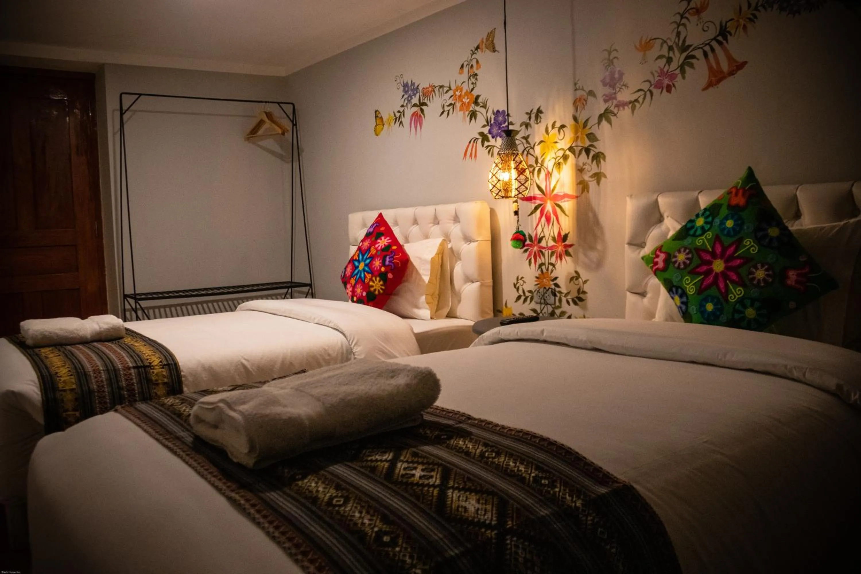 Bed in Home Garden Hotel