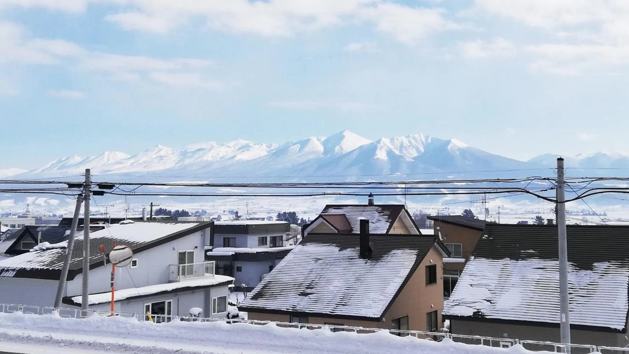 Mountain view in Hotel Hanafuji Inn