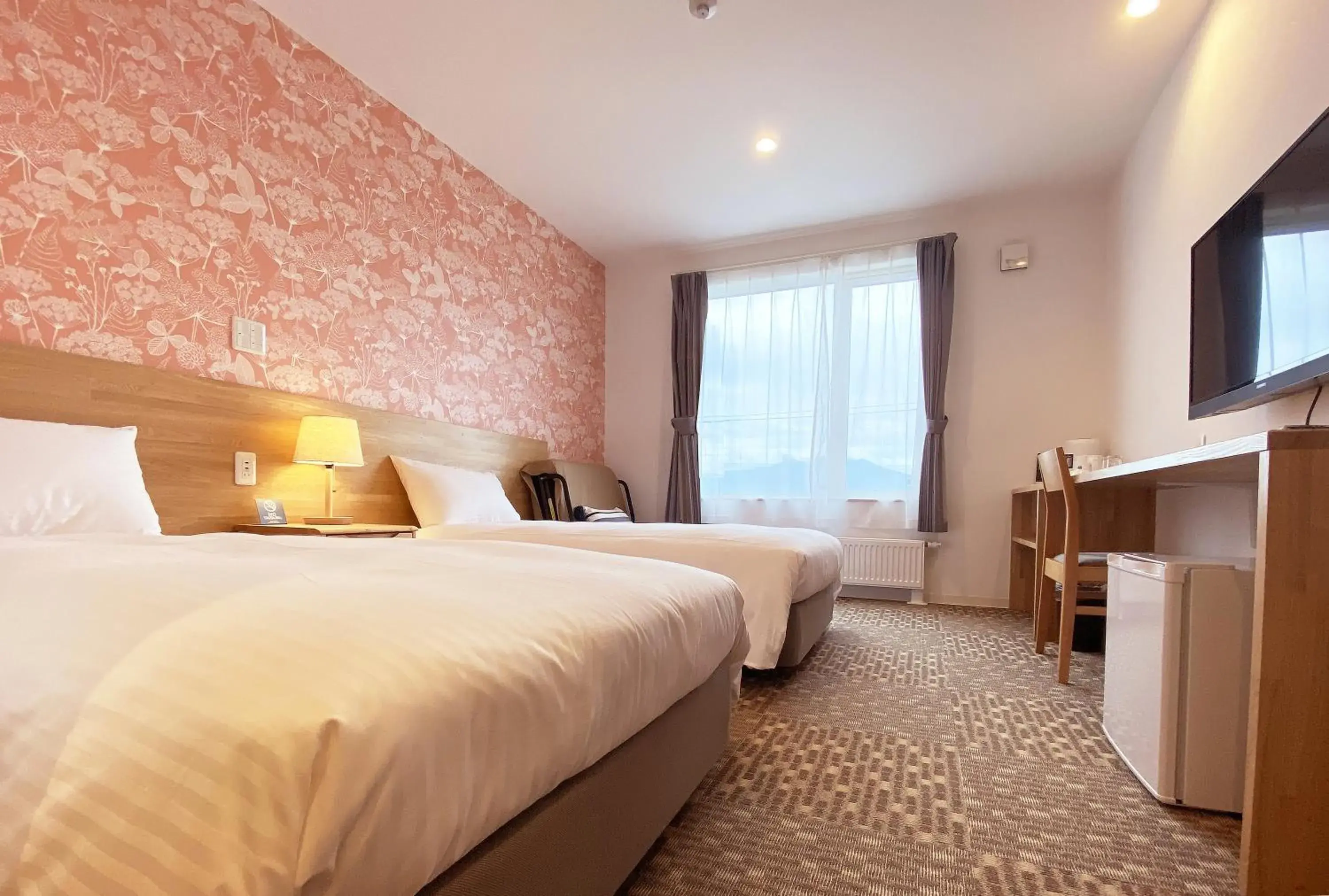 Twin Room with Shower(No Housekeeping) - single occupancy in Hotel Hanafuji Inn Twin Room with Shower(No Housekeeping) - single occupancy in Hotel Hanafuji Inn