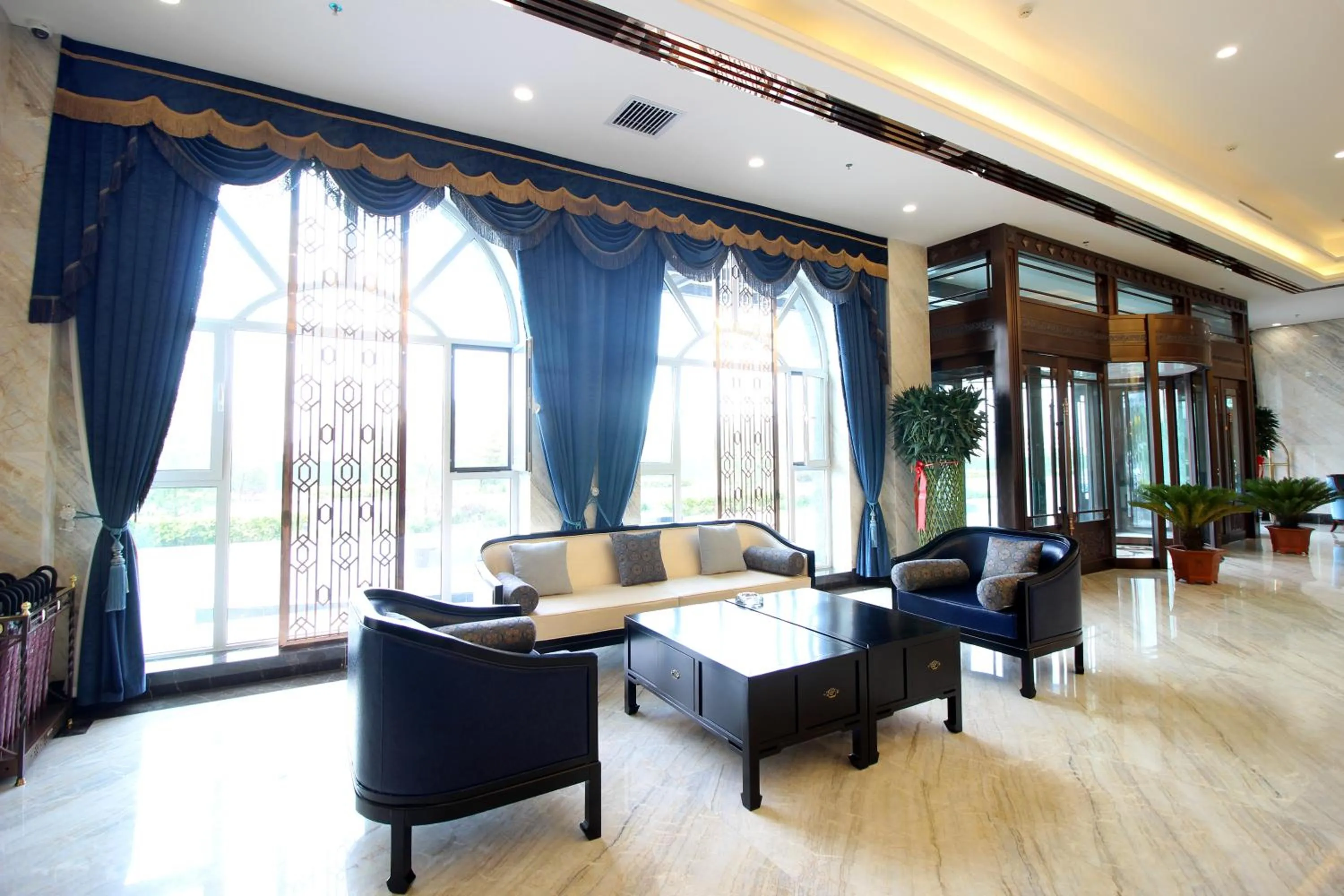 Seating area in Zhangye KAI RUI Hotel