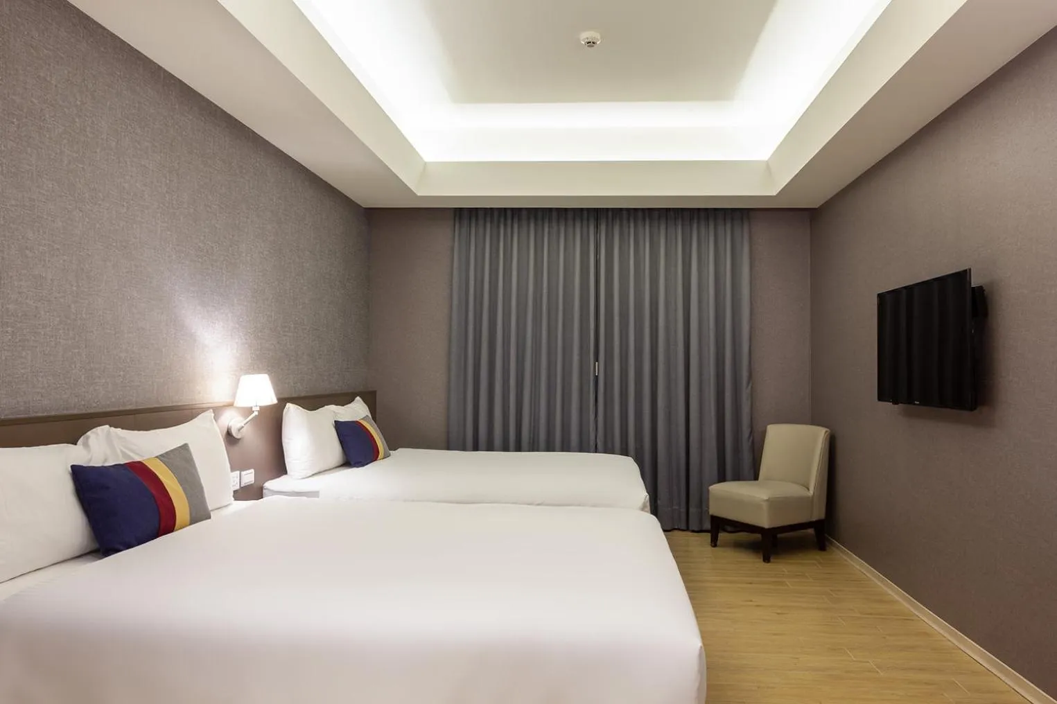 Bed in CHECK inn New Taipei LuZhou