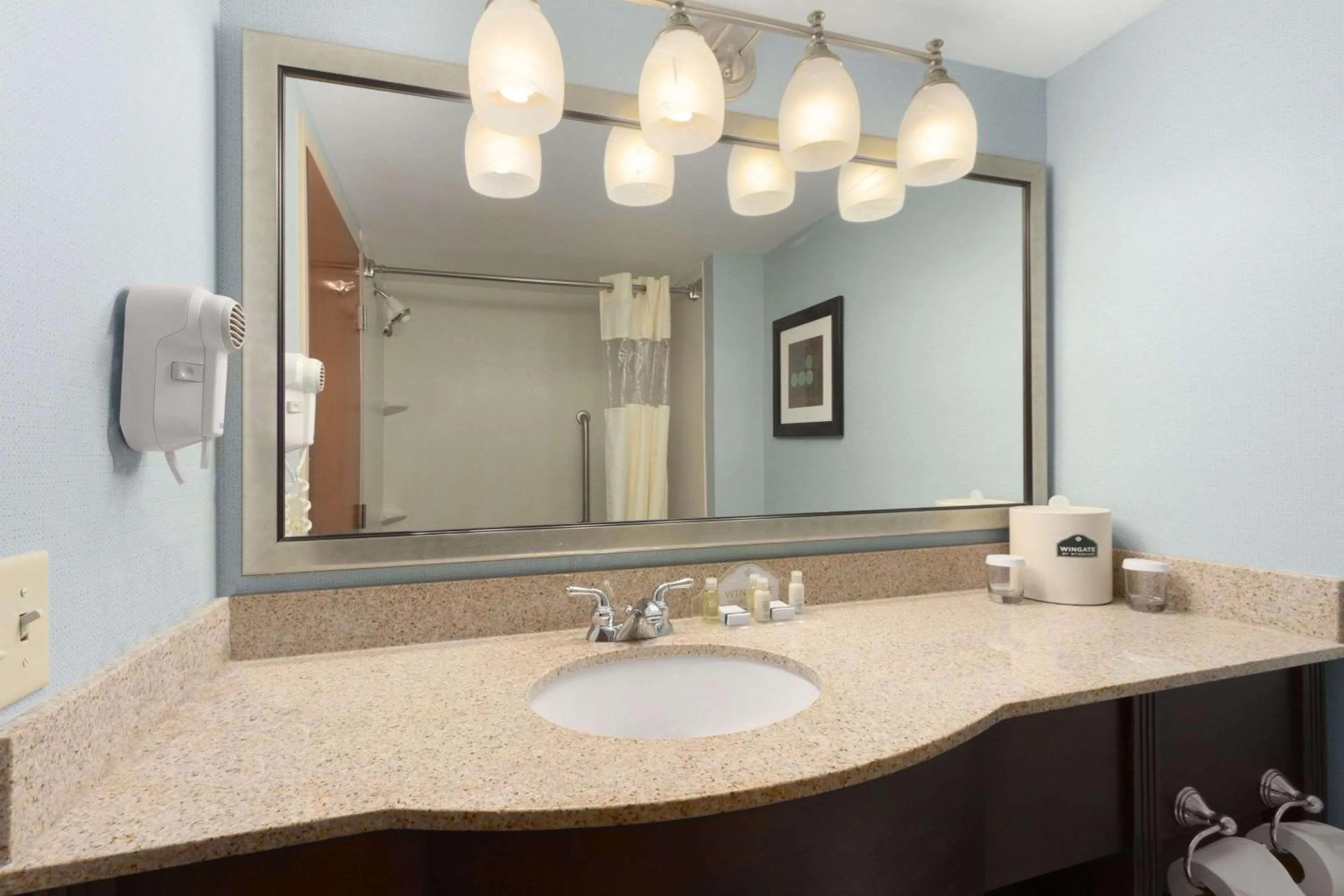 Bathroom in Wingate by Wyndham, Fayetteville NC