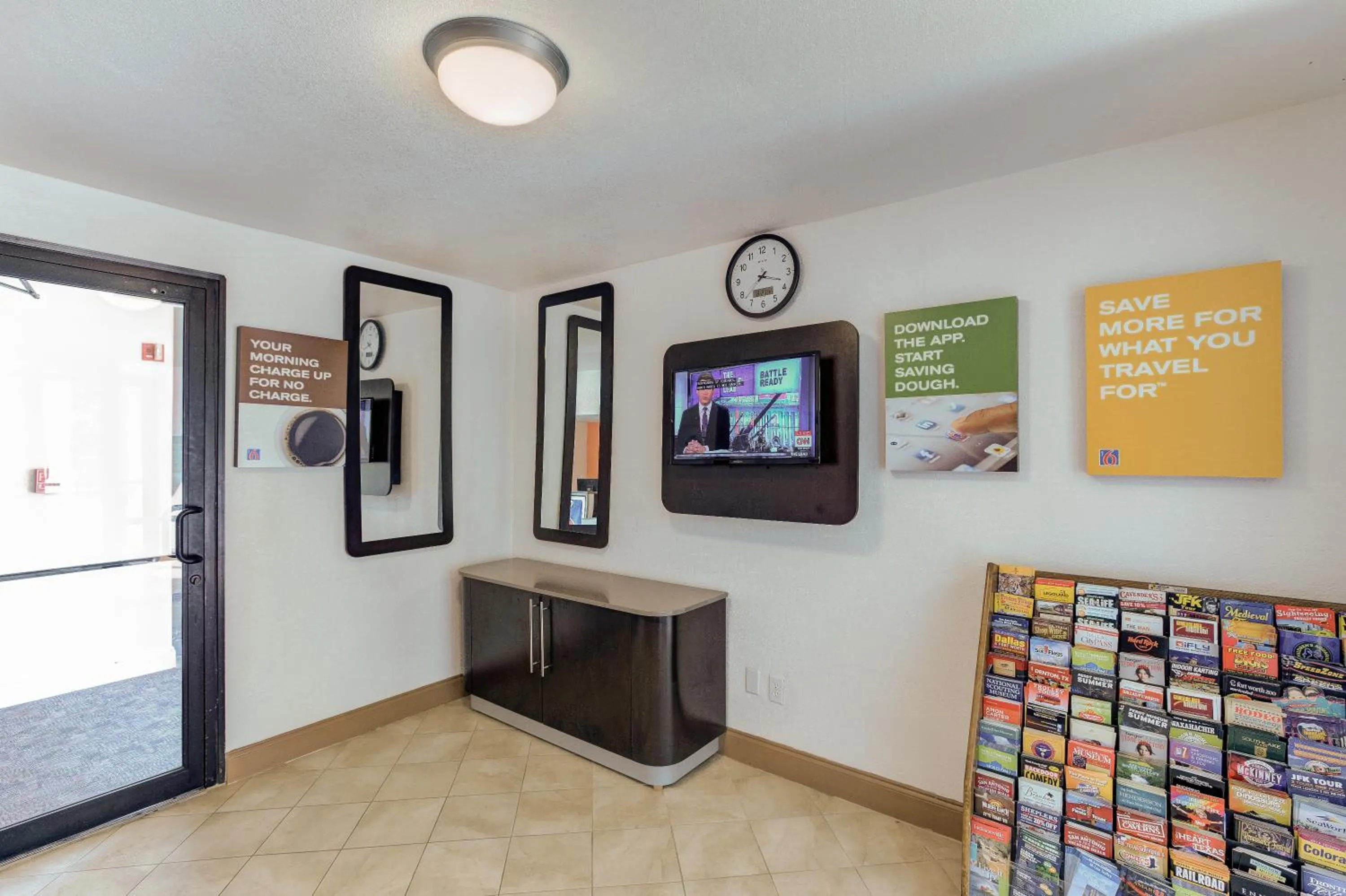 Decorative detail in Motel 6-Dallas, TX - South